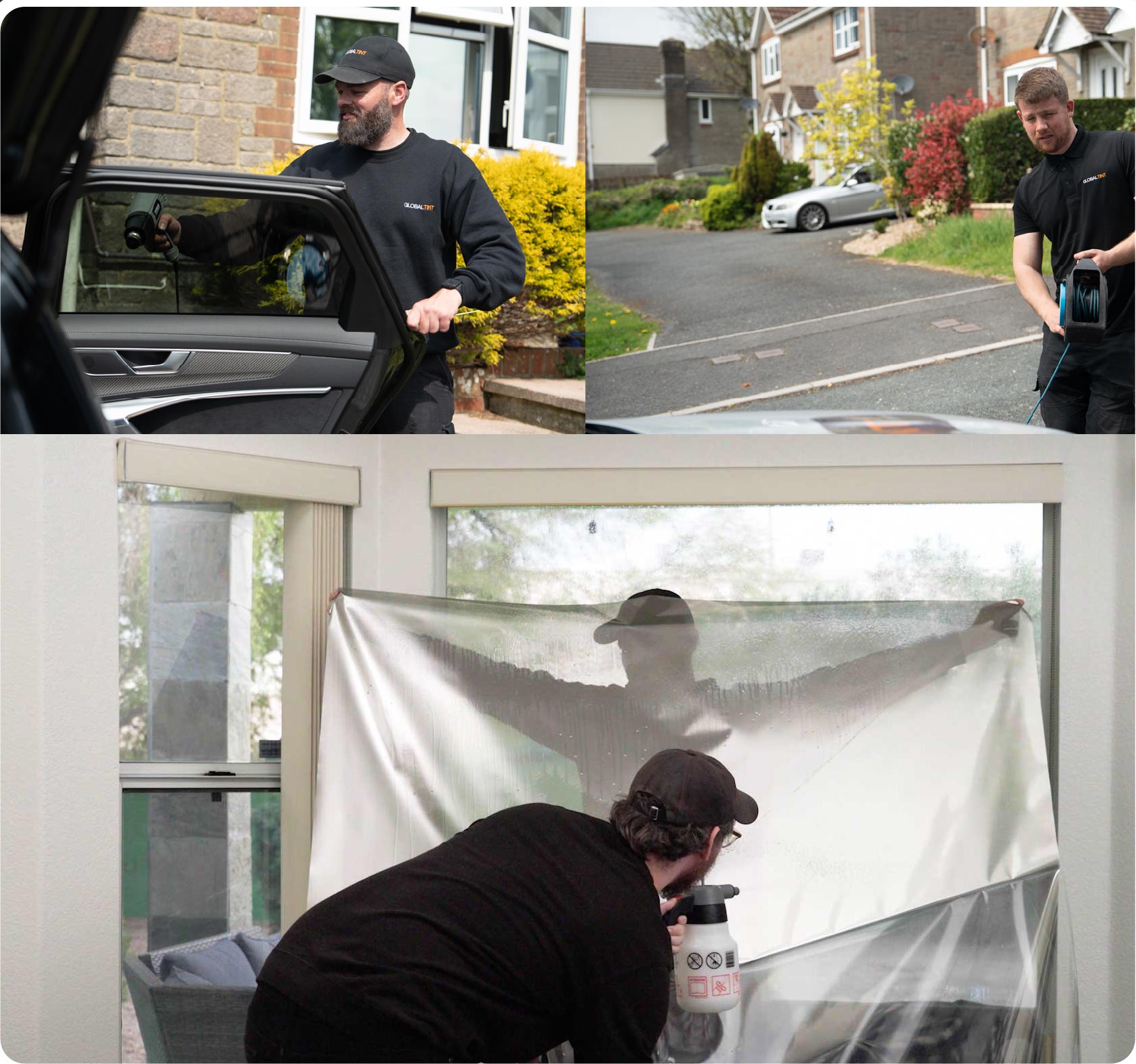 Home Window Film Expert Working in Alton
