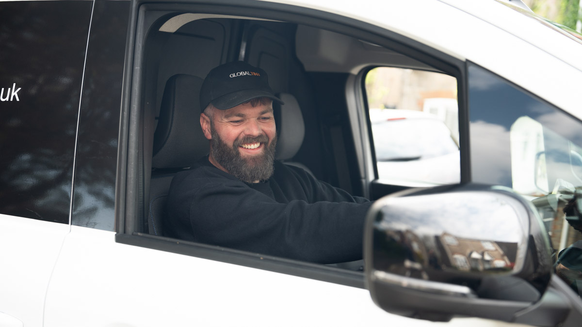 Mobile Tinting Technician from Ashford Working On-Site