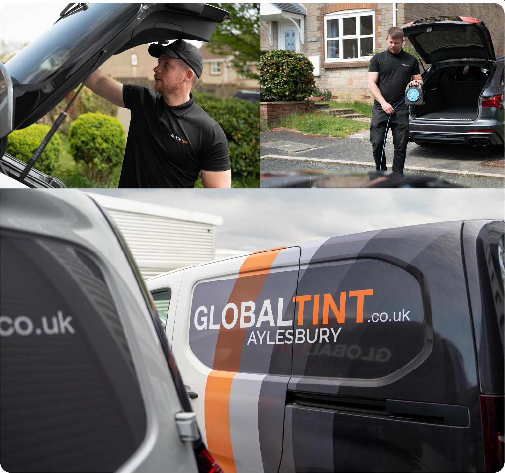 Mobile Window Tinting Expert Working in Aylesbury