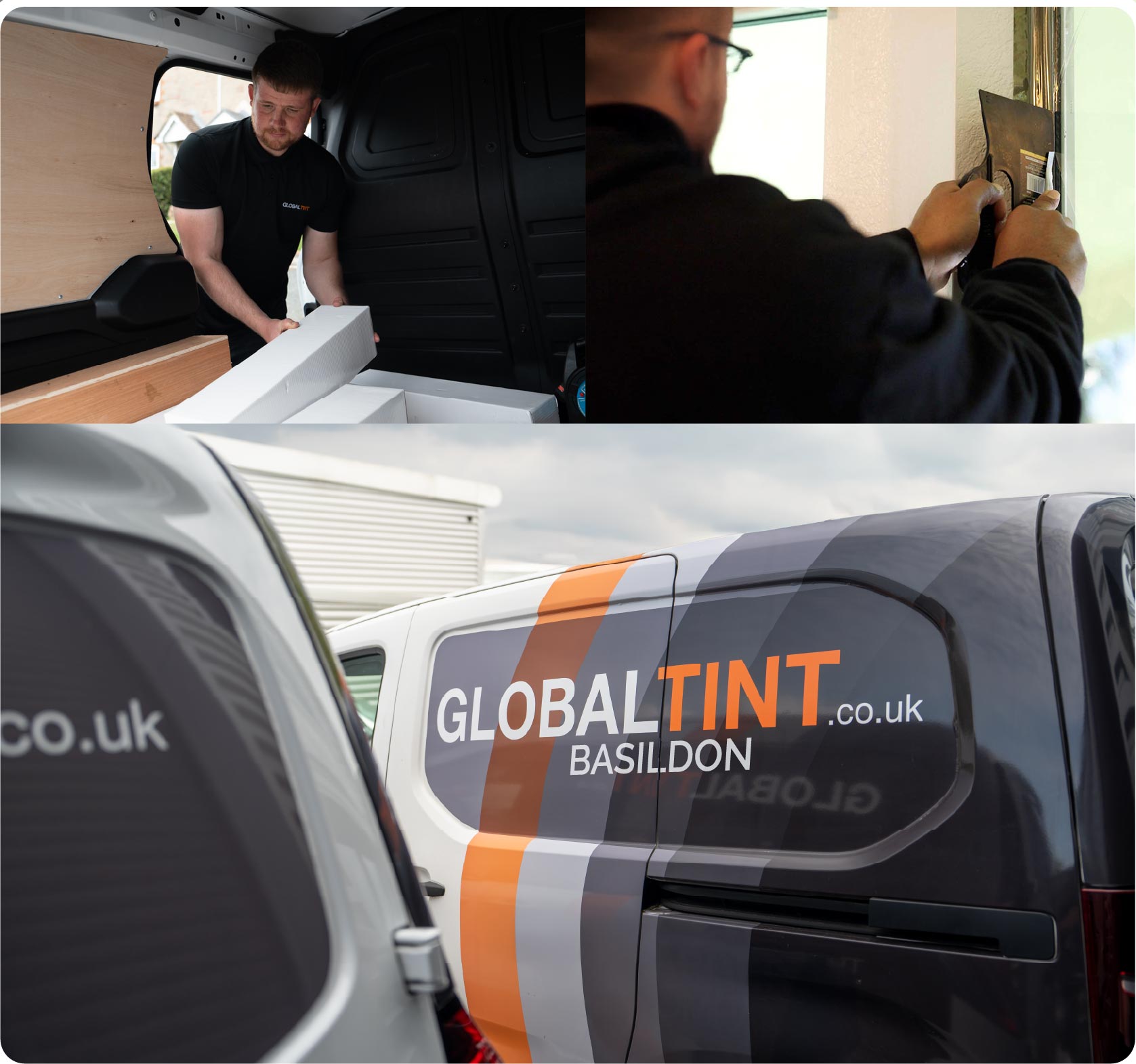 Mobile Window Tinting Expert Working in Basildon