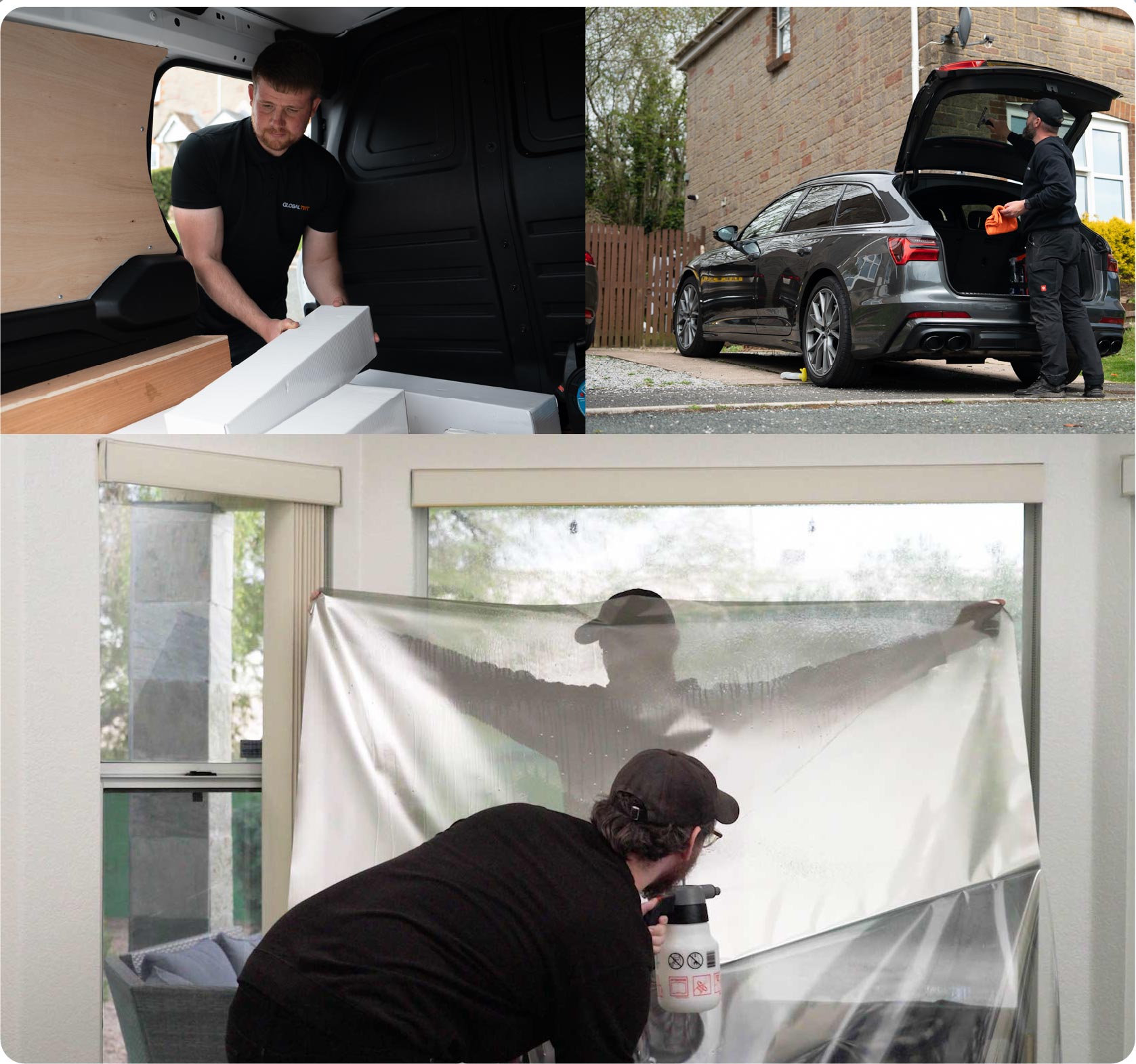 Home Window Film Expert Working in Bedford