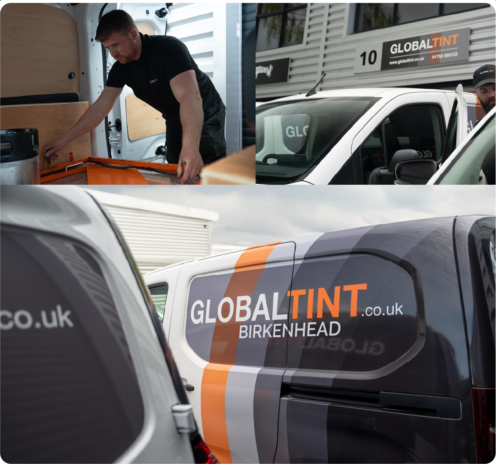Mobile Window Tinting Expert Working in Birkenhead