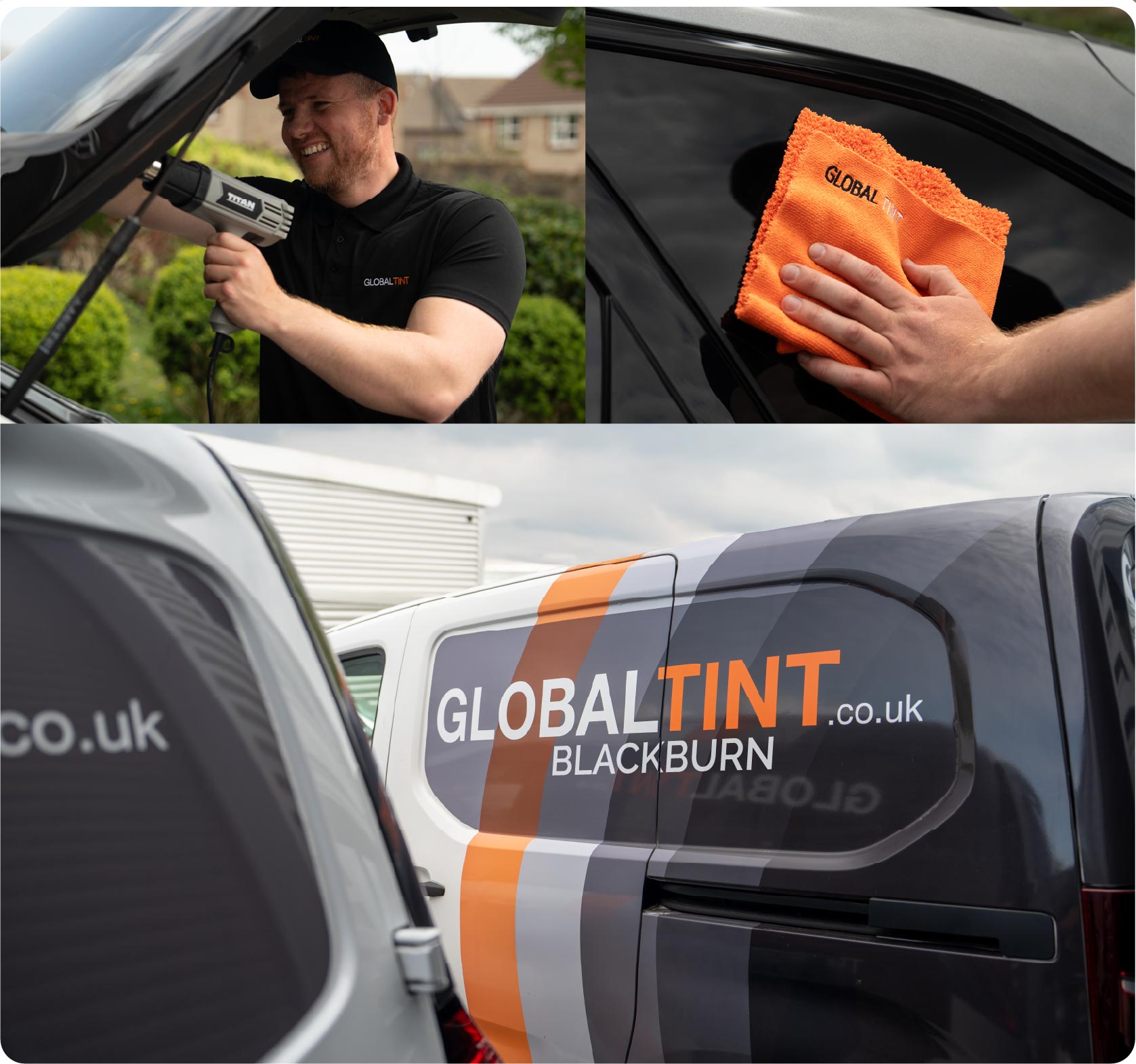 Mobile Window Tinting Expert Working in Blackburn