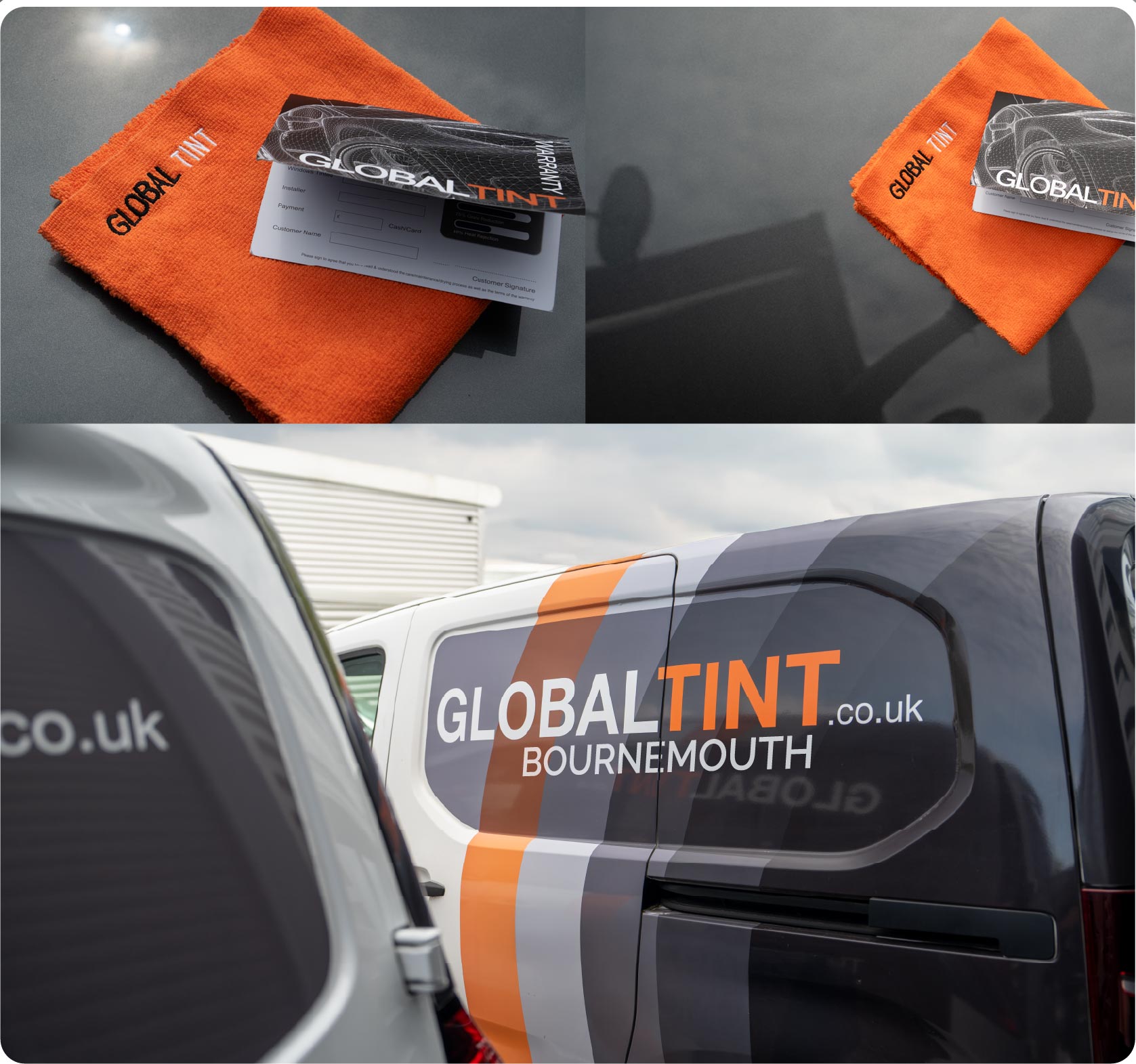 Mobile Window Tinting Expert Working in Bournemouth