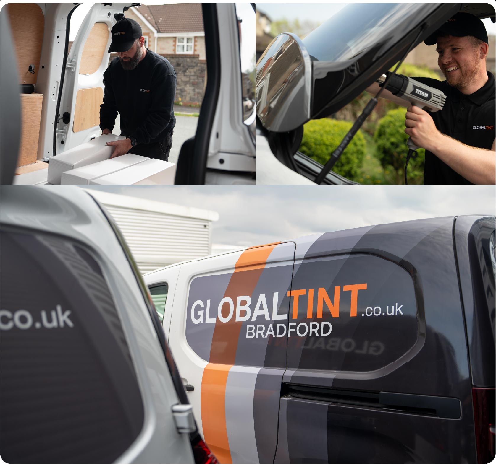 Mobile Window Tinting Expert Working in Bradford