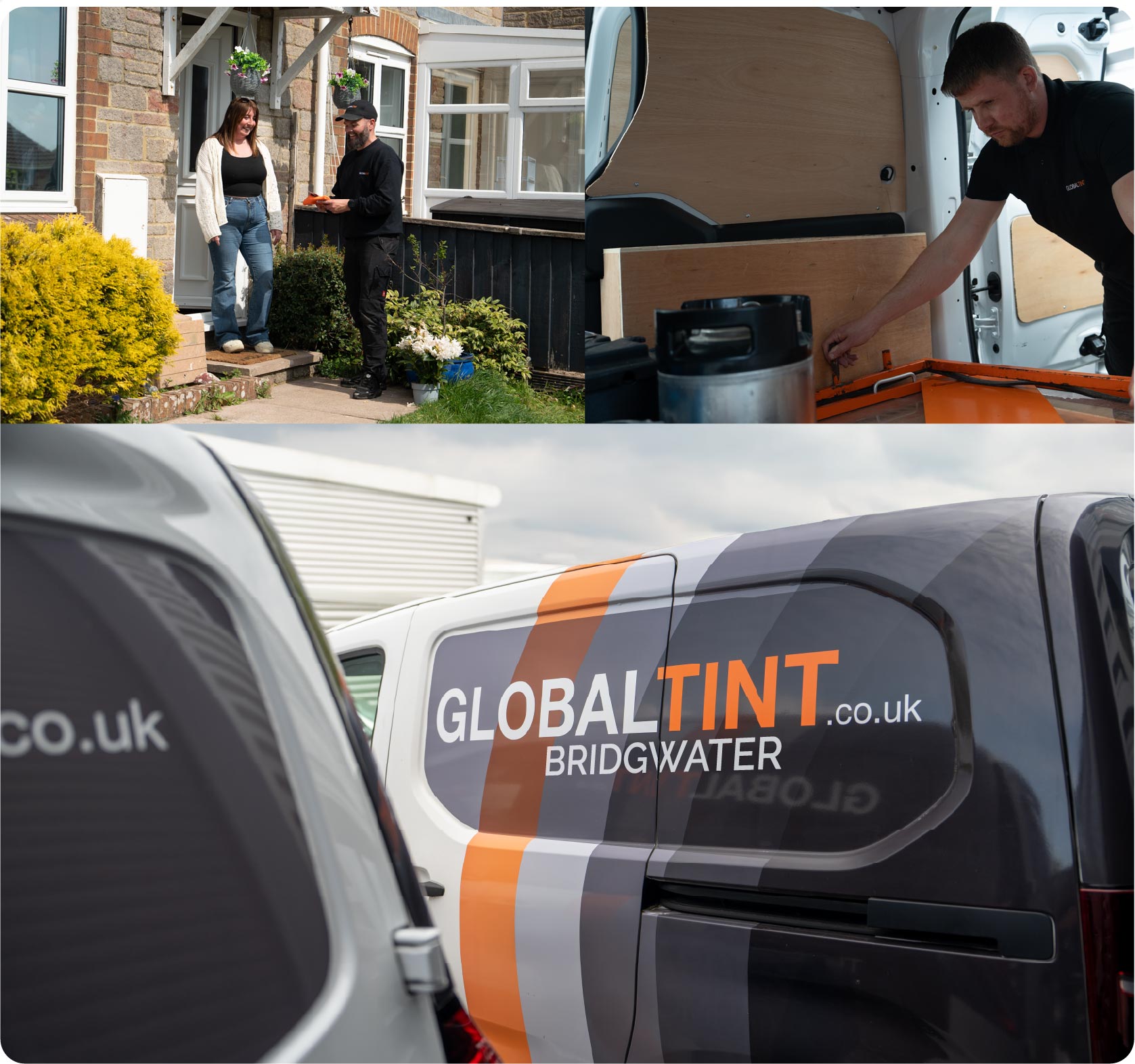 Mobile Window Tinting Expert Working in Bridgwater