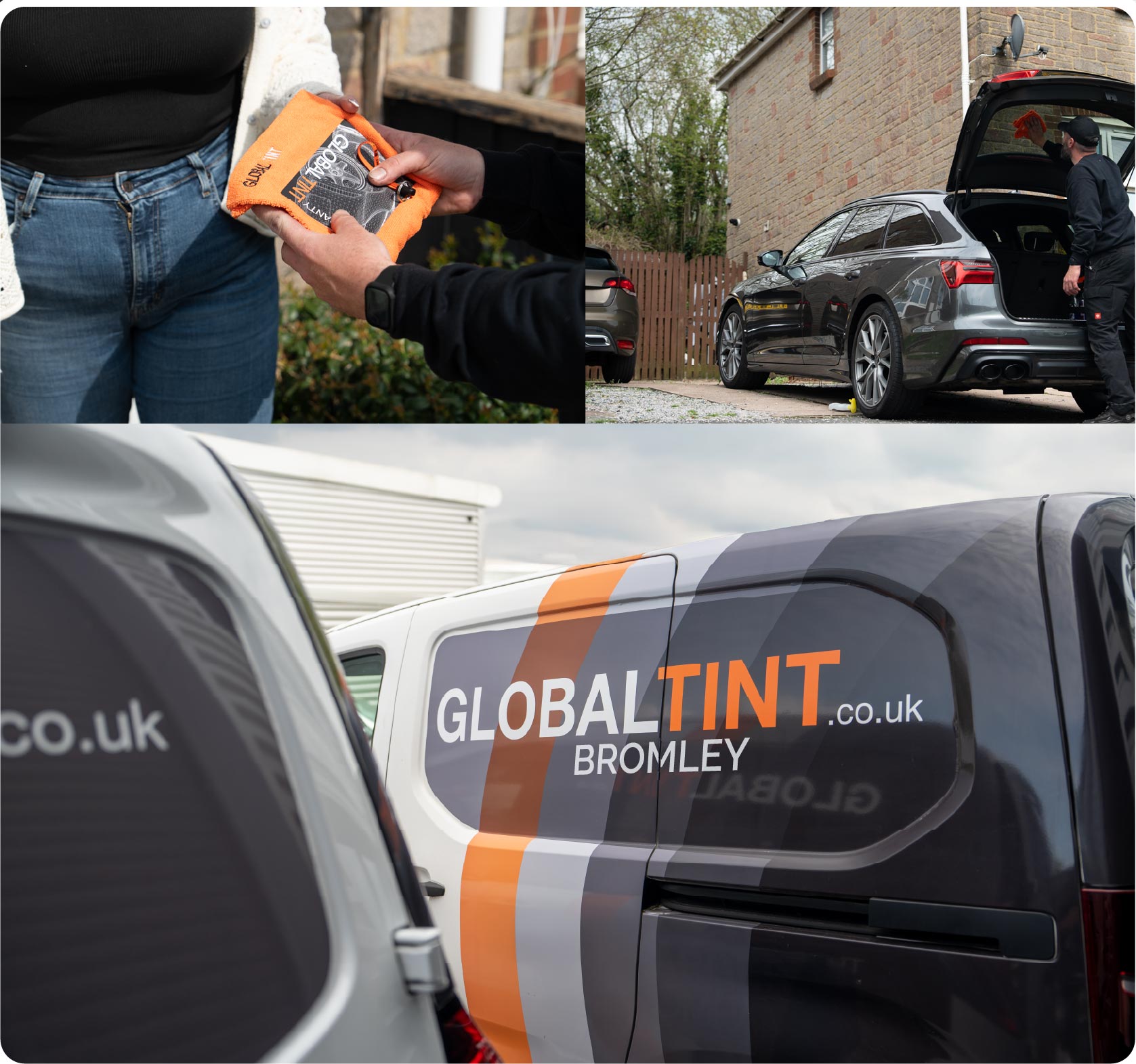 Mobile Window Tinting Expert Working in Bromley