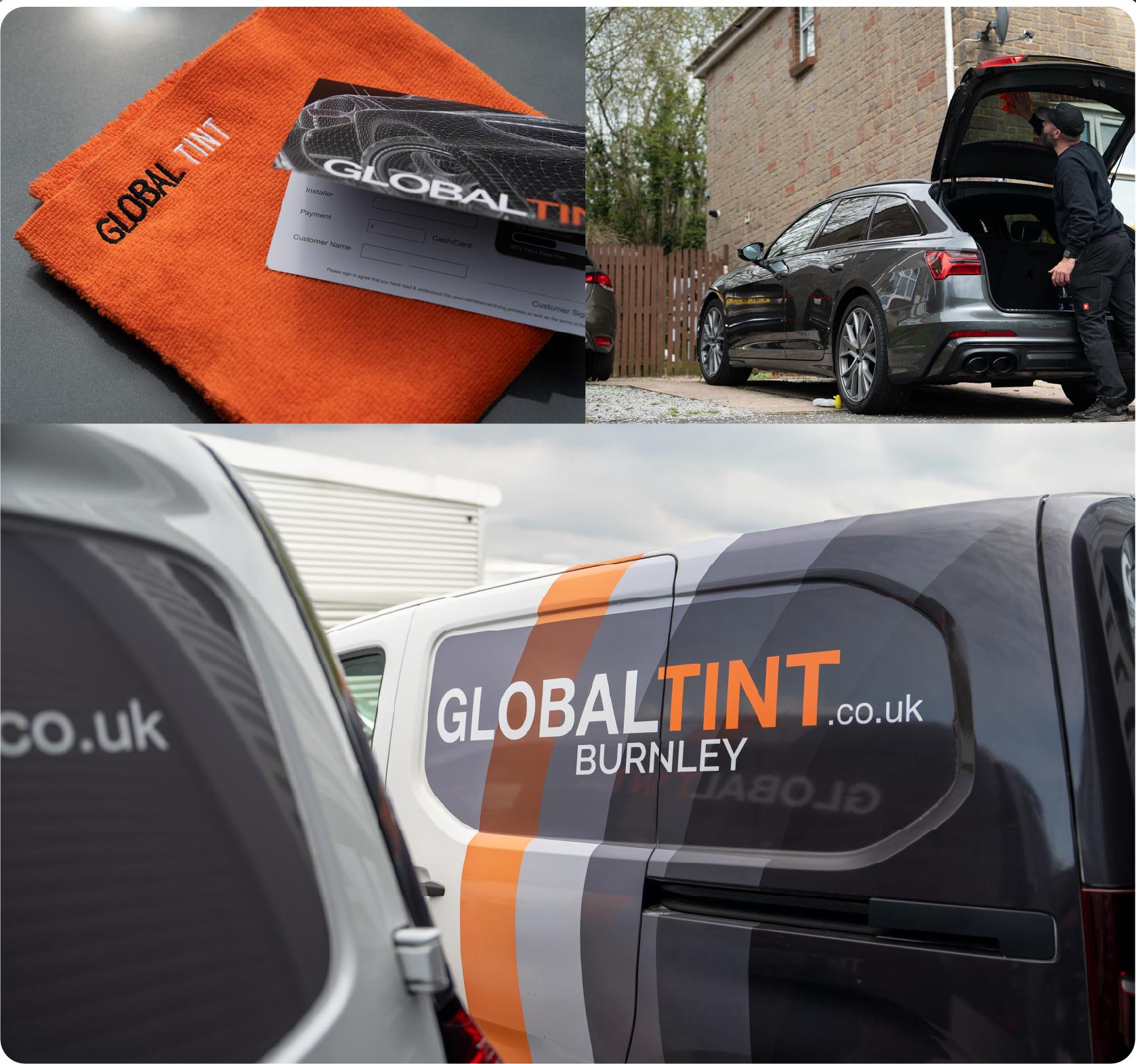 Mobile Window Tinting Expert Working in Burnley