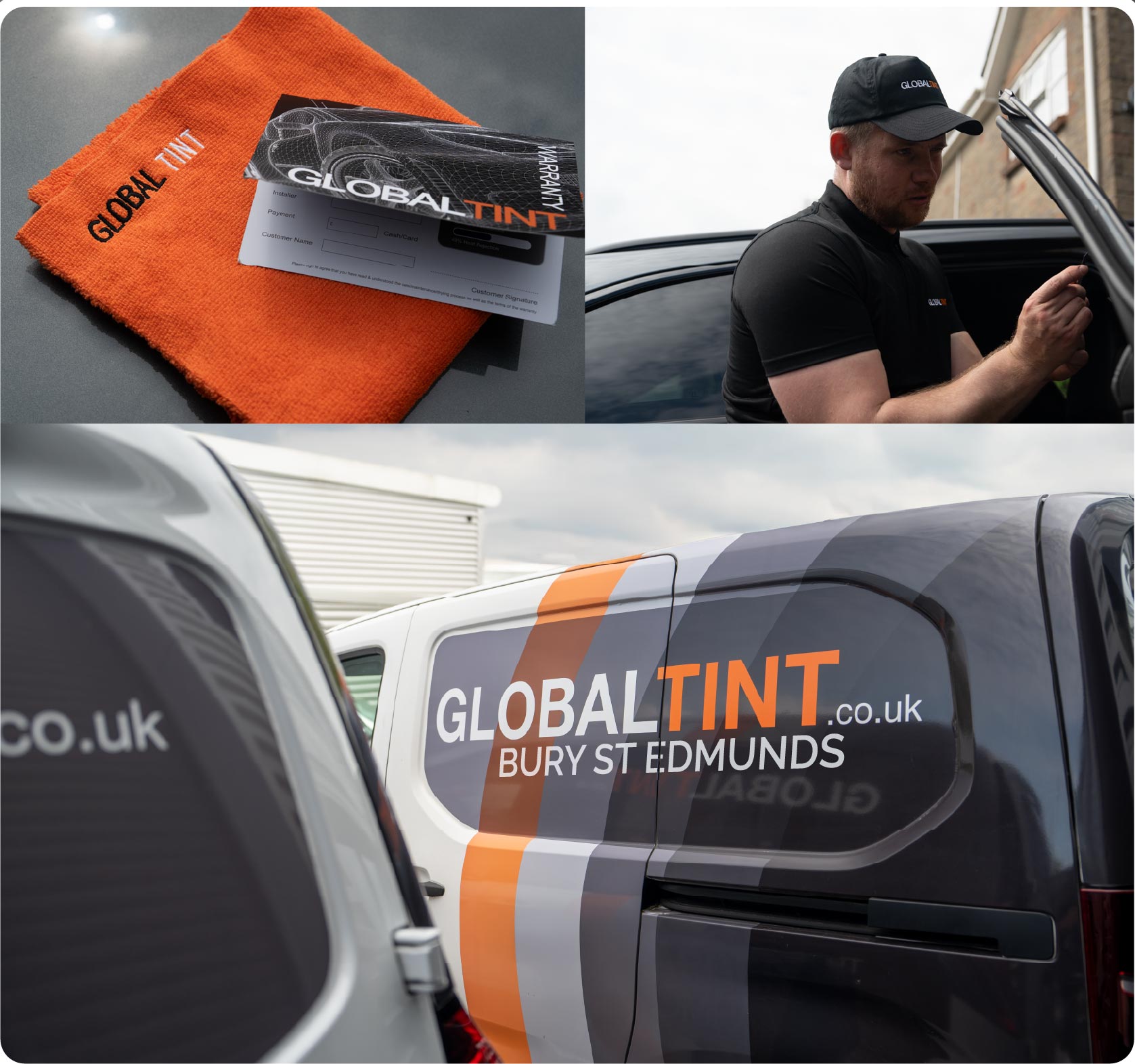 Mobile Window Tinting Expert Working in Bury St Edmunds