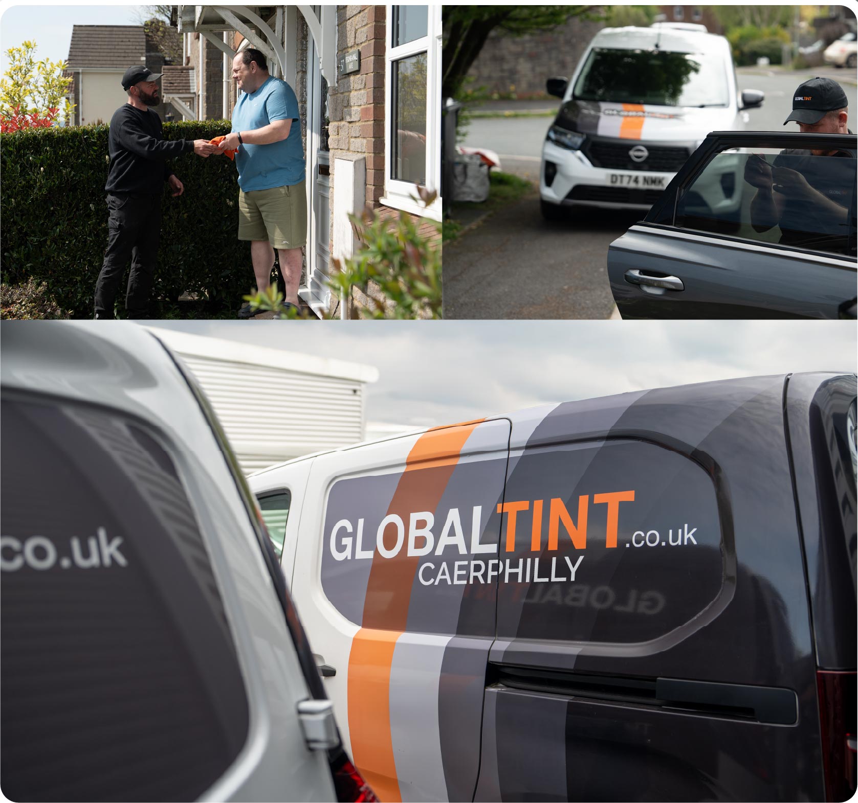 Mobile Window Tinting Expert Working in Caerphilly