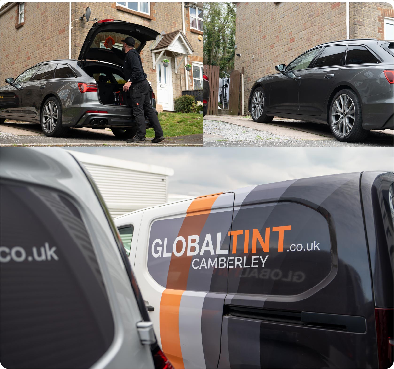 Mobile Window Tinting Expert Working in Camberley