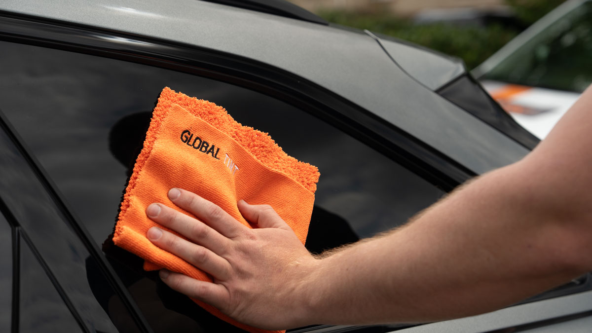 Mobile Tinting Technician from Cambridge Working On-Site