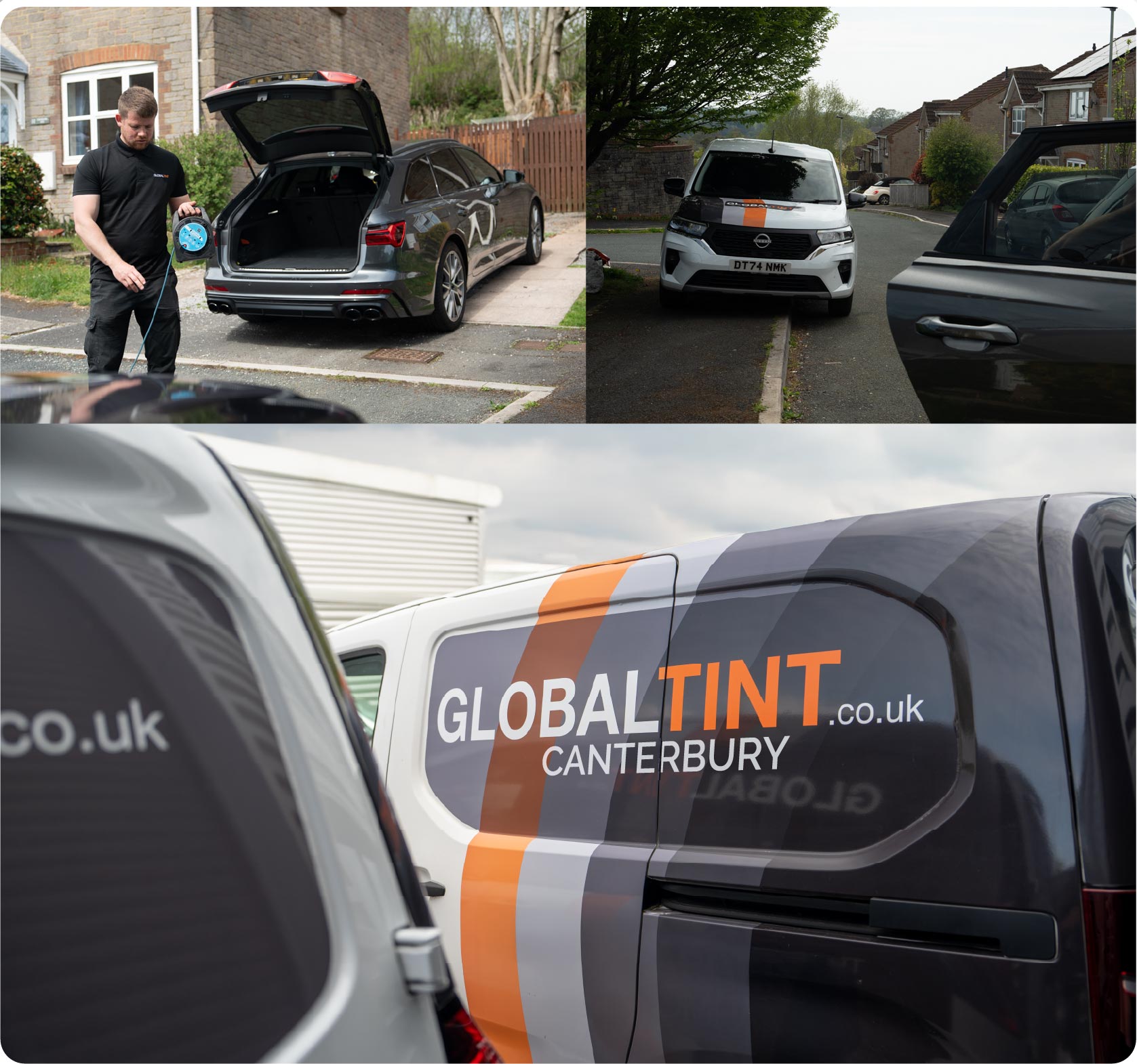 Mobile Window Tinting Expert Working in Canterbury