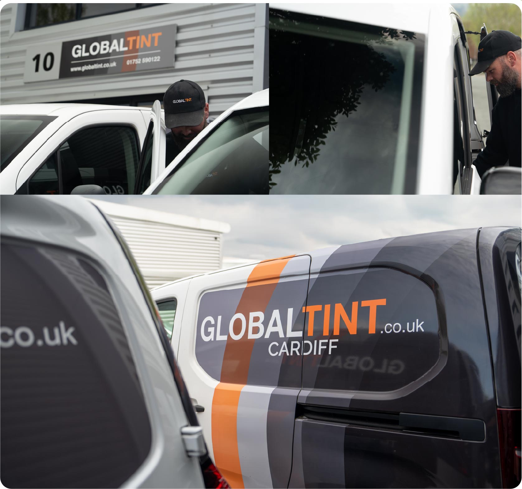 Mobile Window Tinting Expert Working in Cardiff