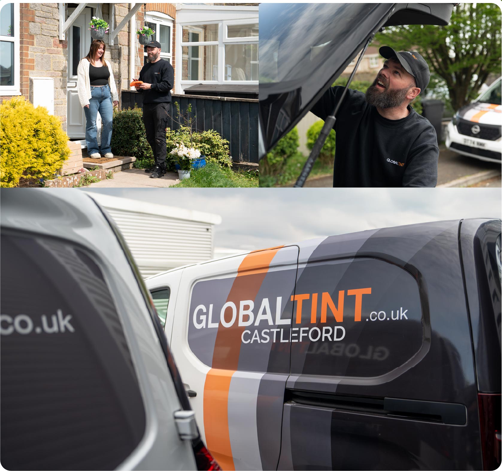 Mobile Window Tinting Expert Working in Castleford