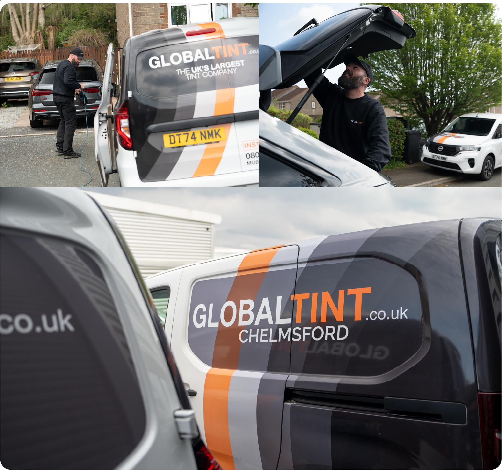 Mobile Window Tinting Expert Working in Chelmsford