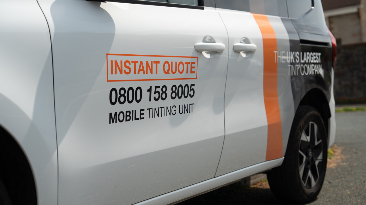 Mobile Tinting Technician from Chester Working On-Site