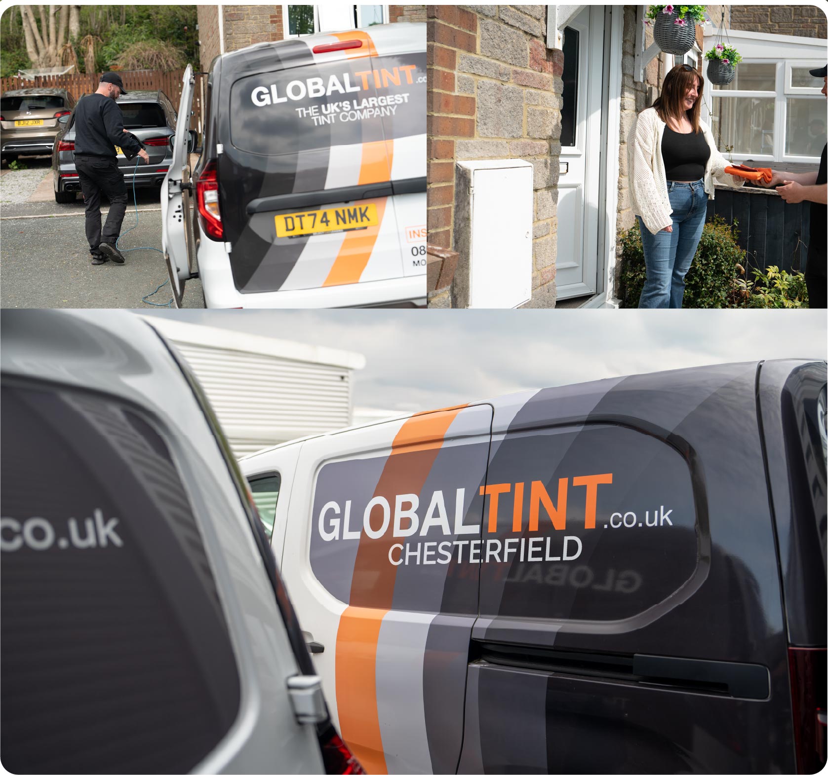 Mobile Window Tinting Expert Working in Chesterfield