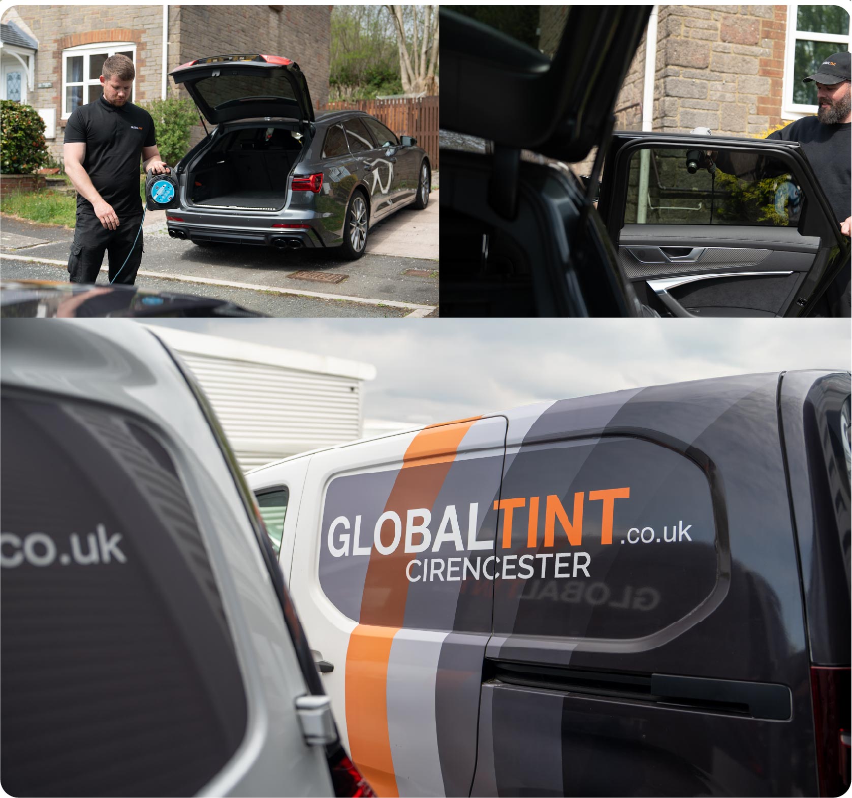 Mobile Window Tinting Expert Working in Cirencester