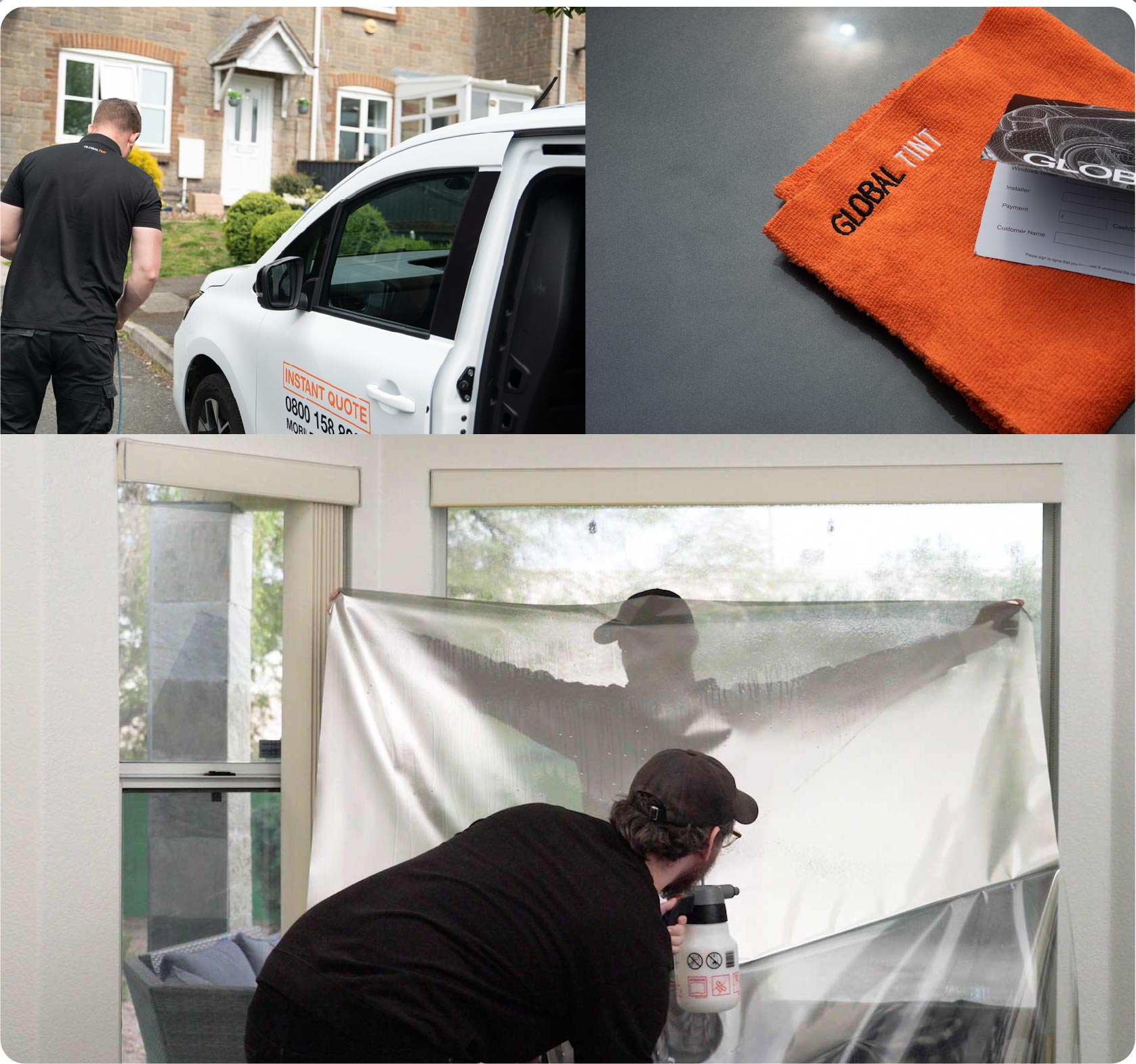 Home Window Film Expert Working in Clevedon