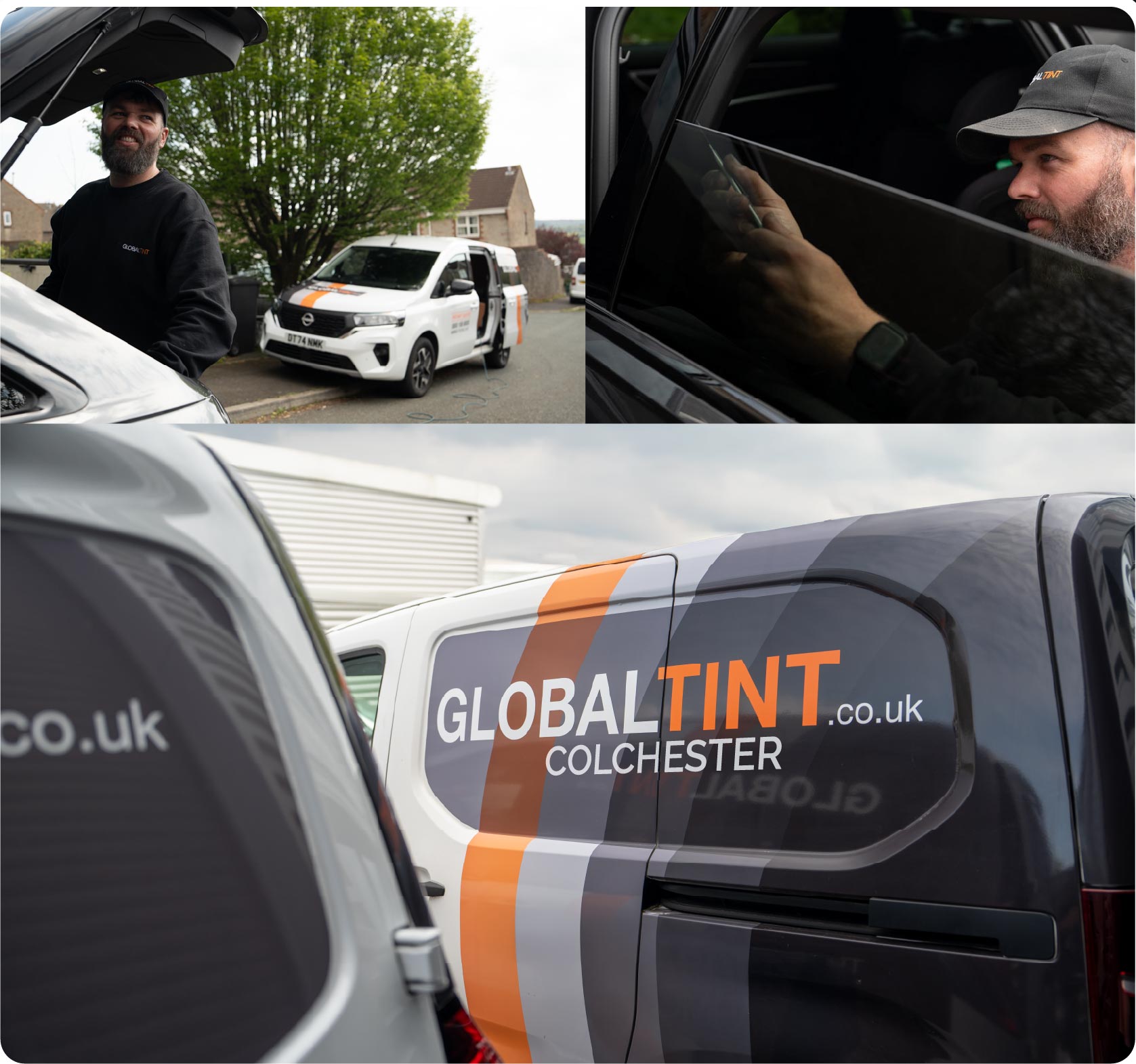 Mobile Window Tinting Expert Working in Colchester