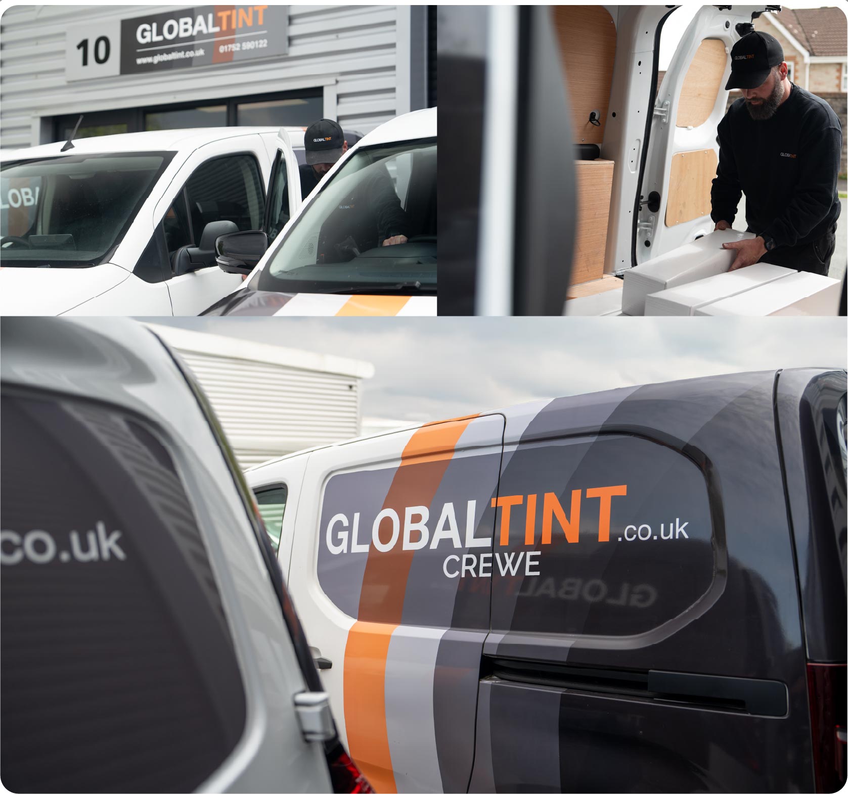 Mobile Window Tinting Expert Working in Crewe