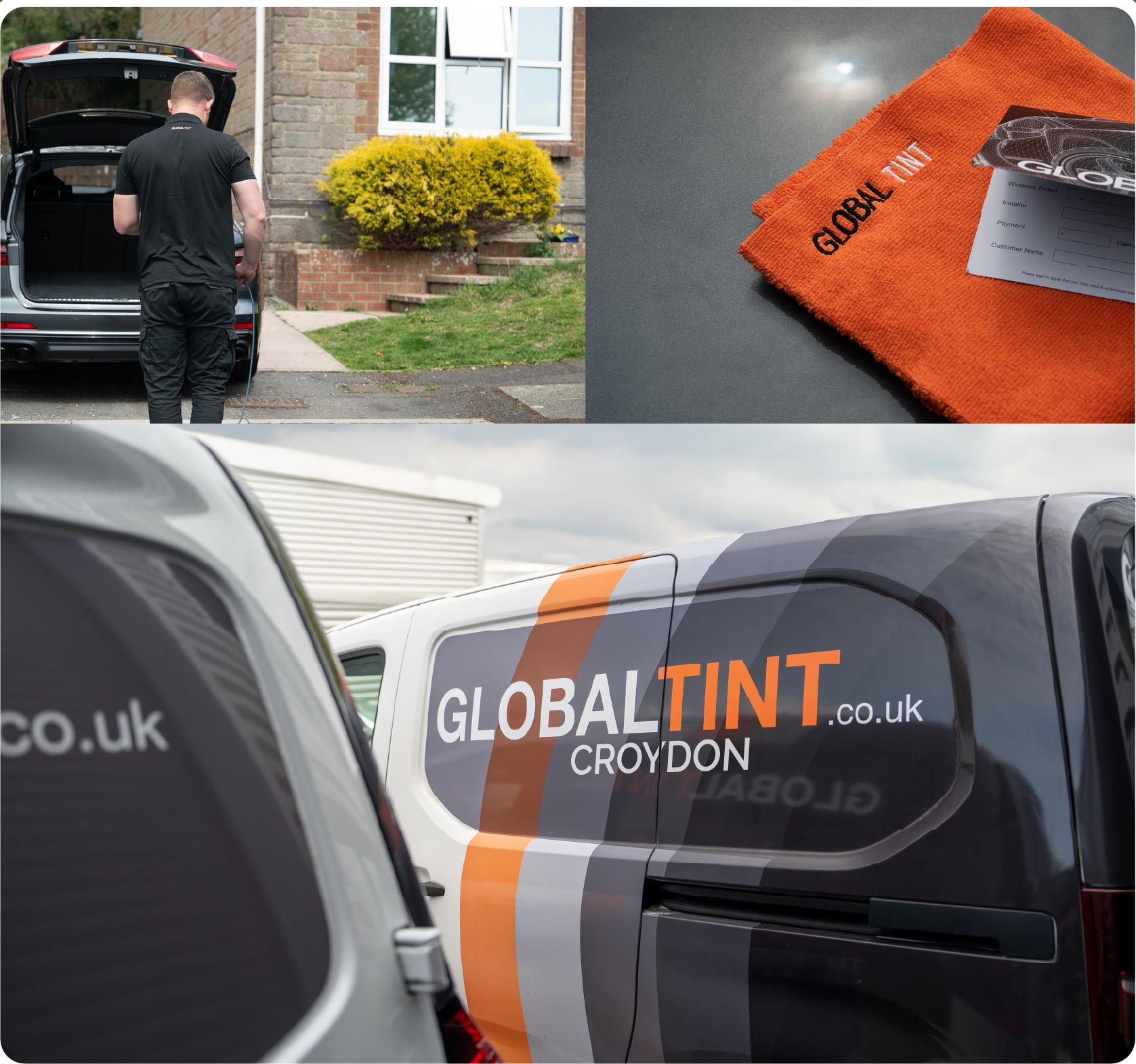 Mobile Window Tinting Expert Working in Croydon