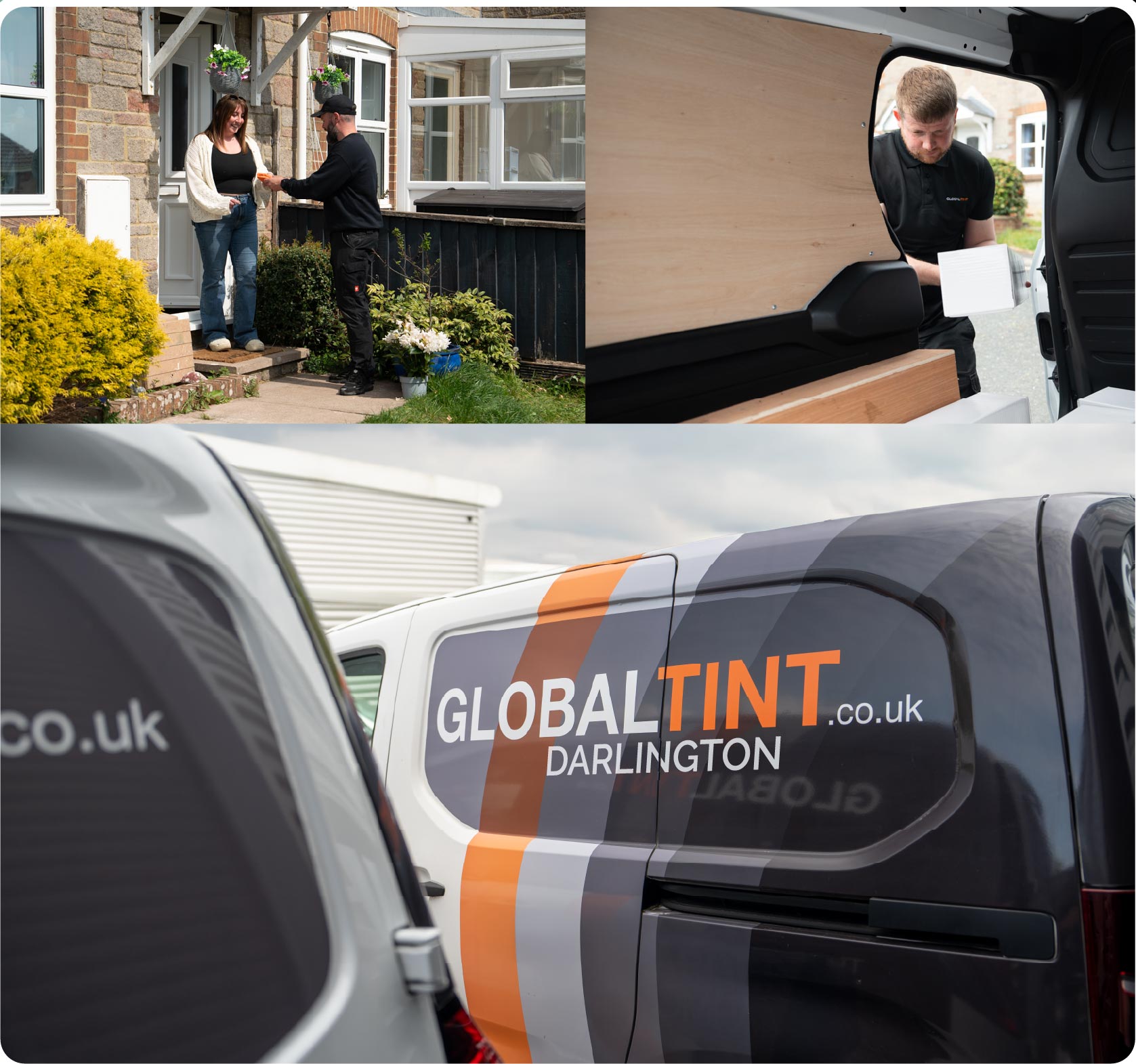 Mobile Window Tinting Expert Working in Darlington