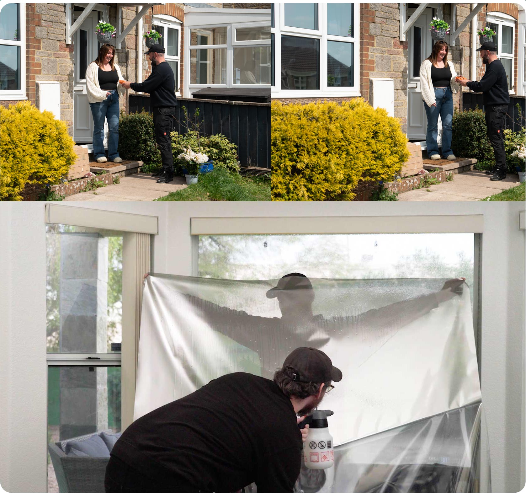 Home Window Film Expert Working in Derby