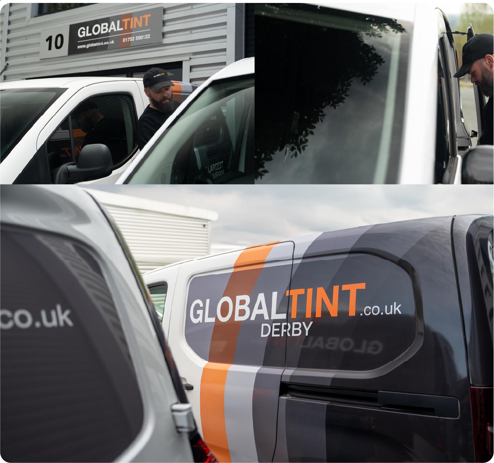 Mobile Window Tinting Expert Working in Derby
