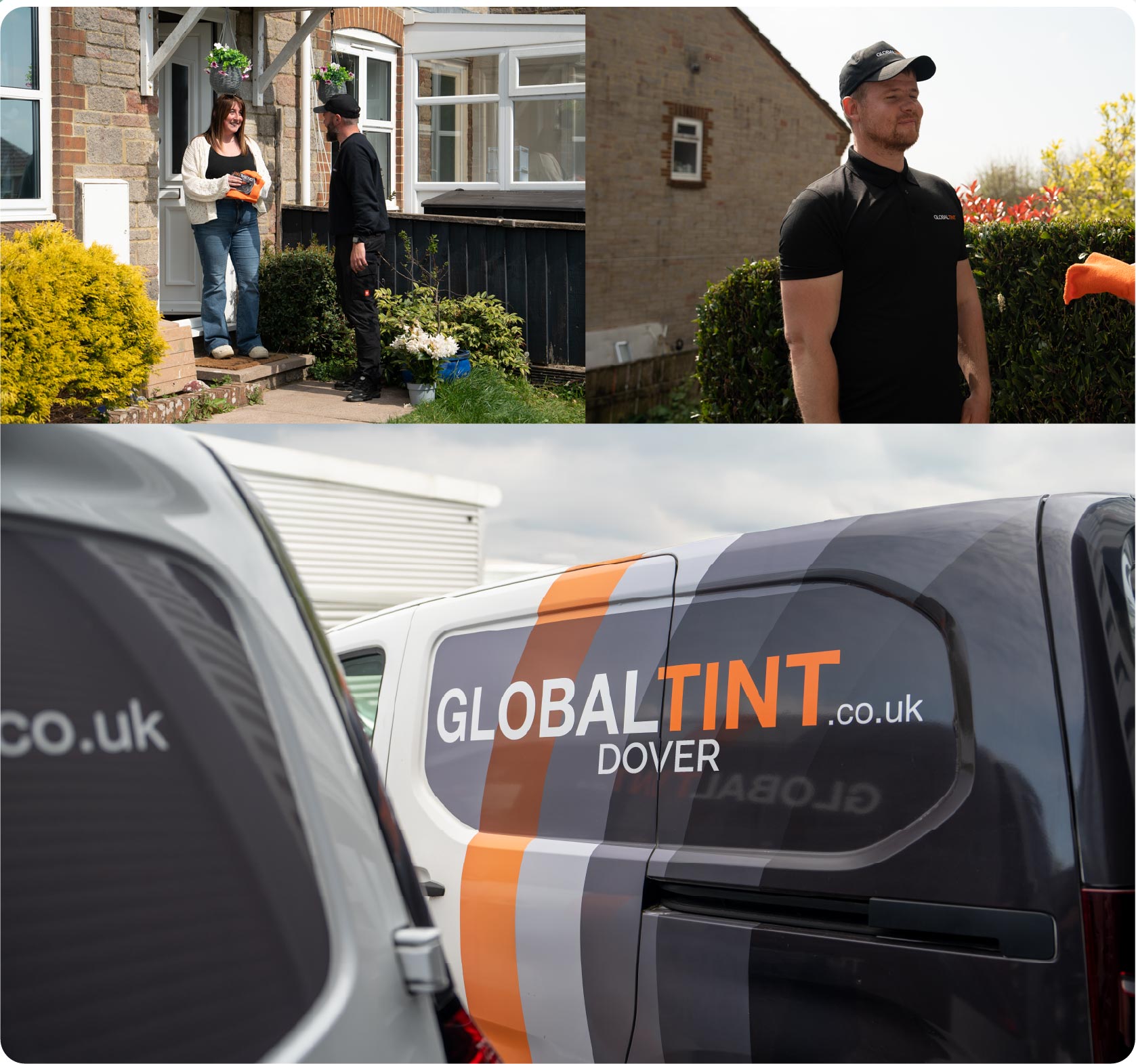 Mobile Window Tinting Expert Working in Dover