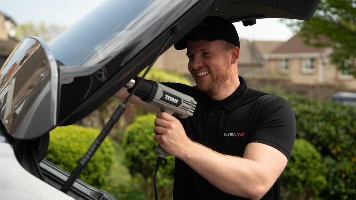 Mobile Tinting Technician from Dover Working On-Site
