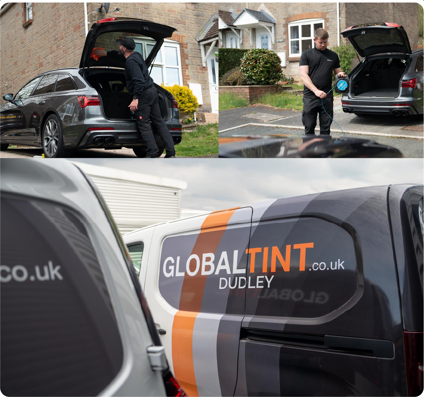 Mobile Window Tinting Expert Working in Dudley