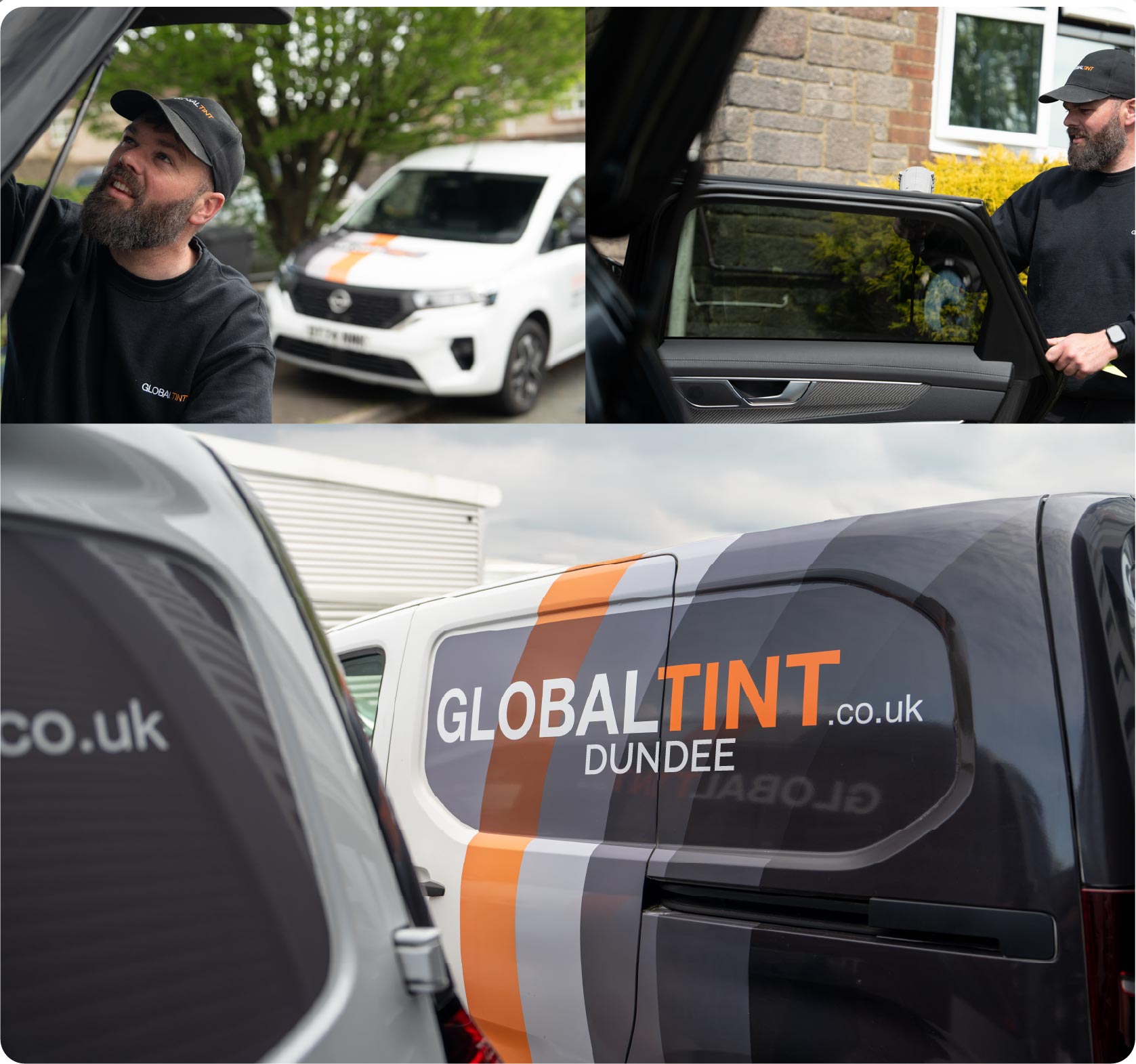 Mobile Window Tinting Expert Working in Dundee