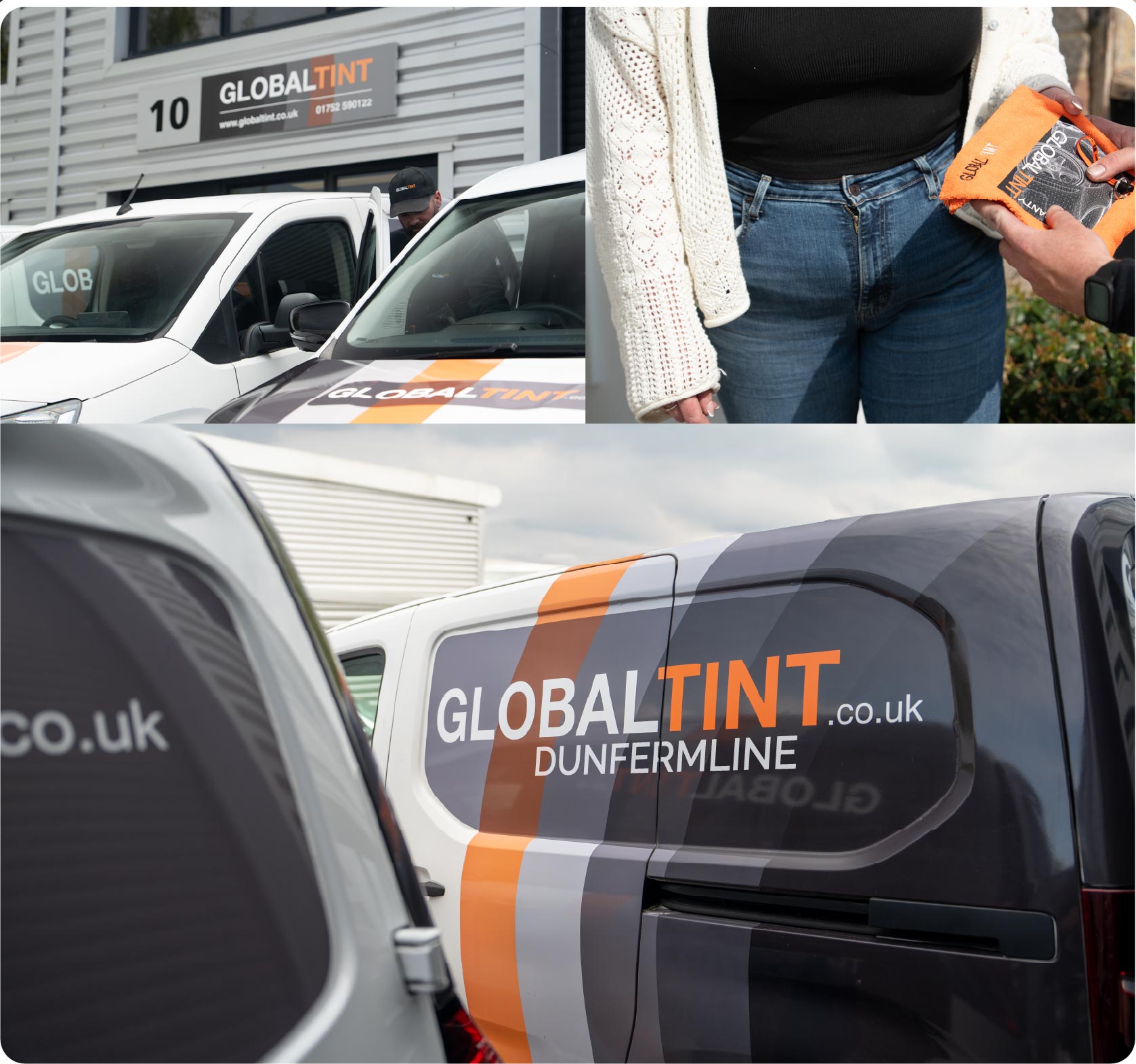 Mobile Window Tinting Expert Working in Dunfermline