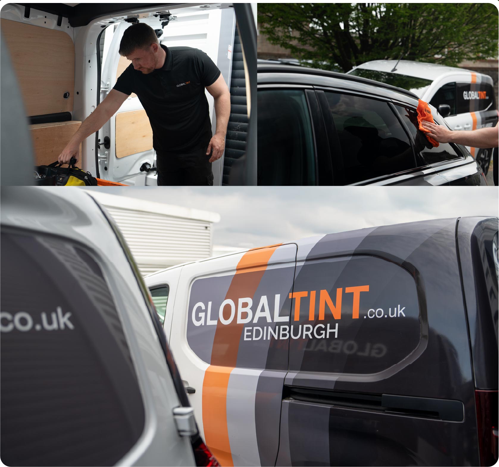 Mobile Window Tinting Expert Working in Edinburgh