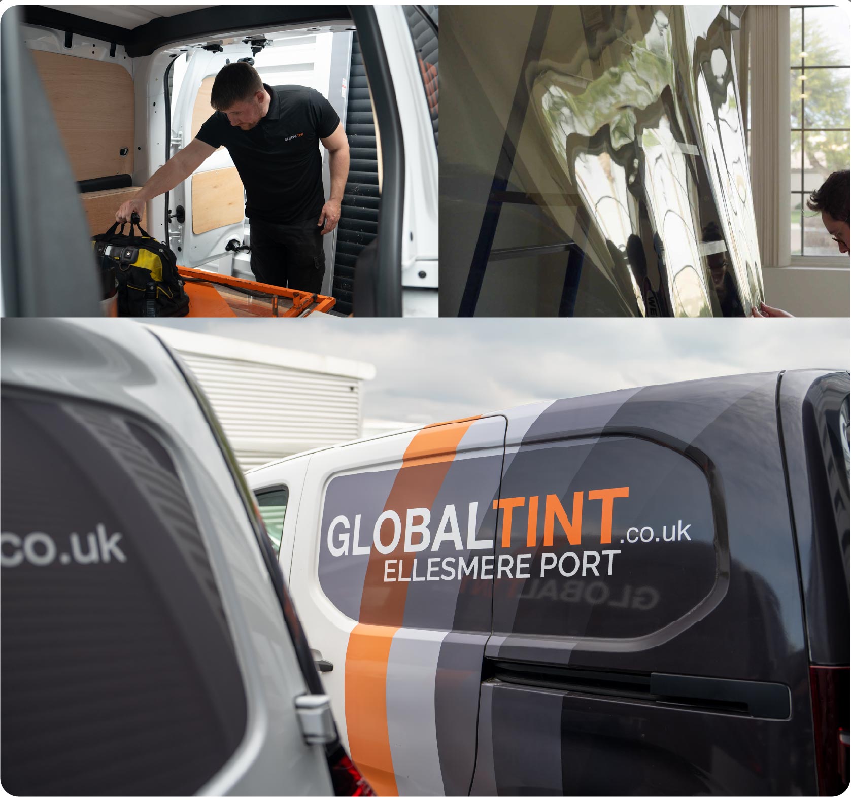 Mobile Window Tinting Expert Working in Ellesmere Port