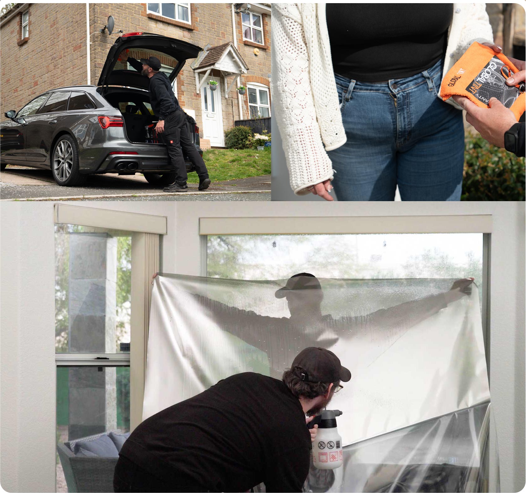 Home Window Film Expert Working in Evesham