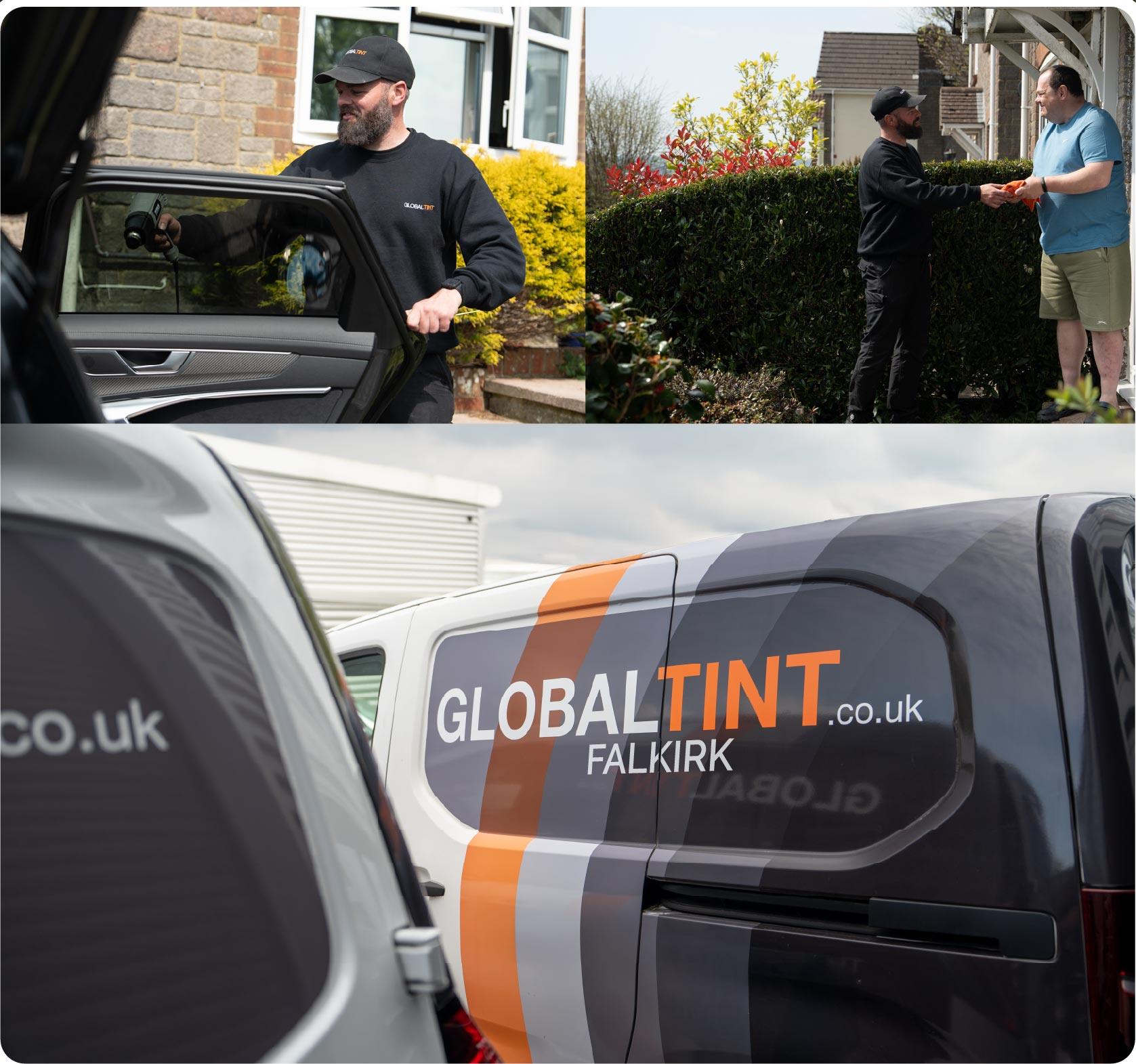 Mobile Window Tinting Expert Working in Falkirk