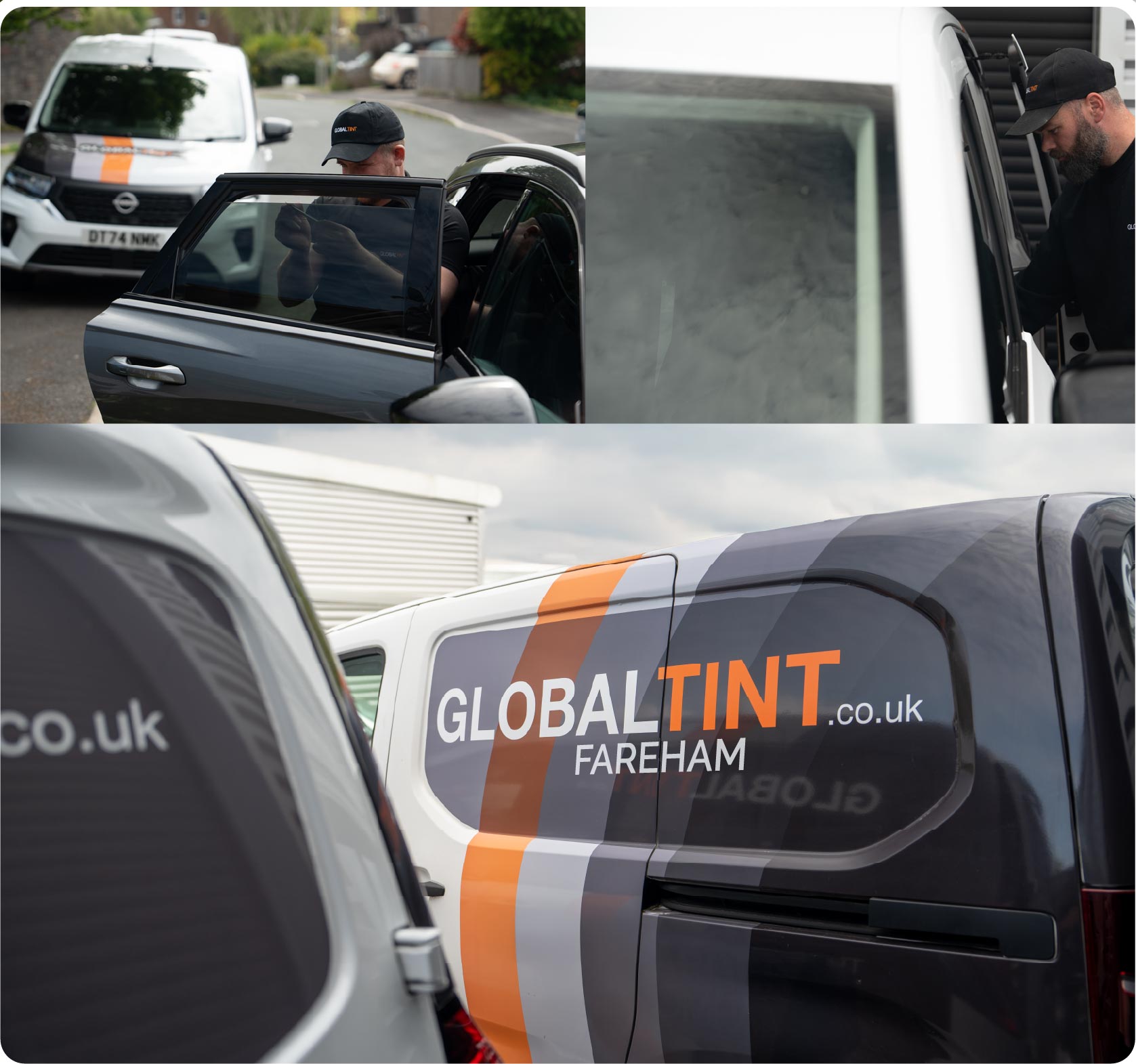 Window Tinting Expert Working in Fareham