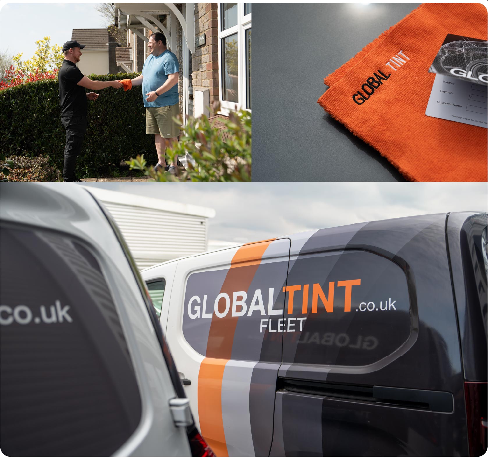 Mobile Window Tinting Expert Working in Fleet