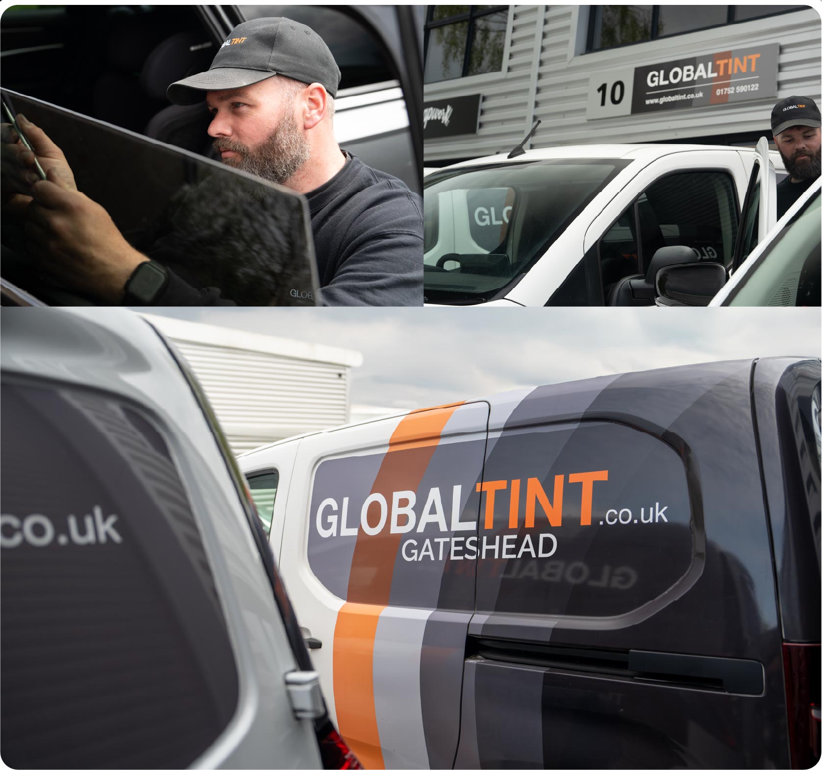 Mobile Window Tinting Expert Working in Gateshead