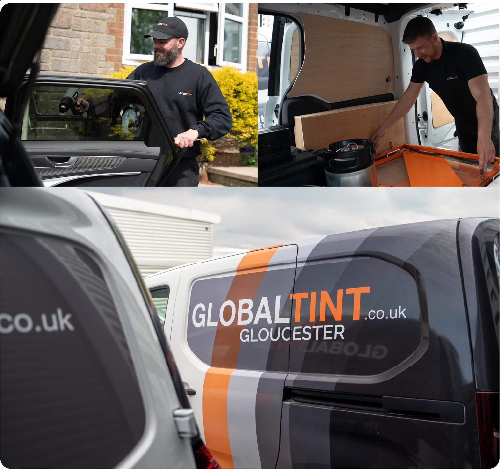 Mobile Window Tinting Expert Working in Gloucester