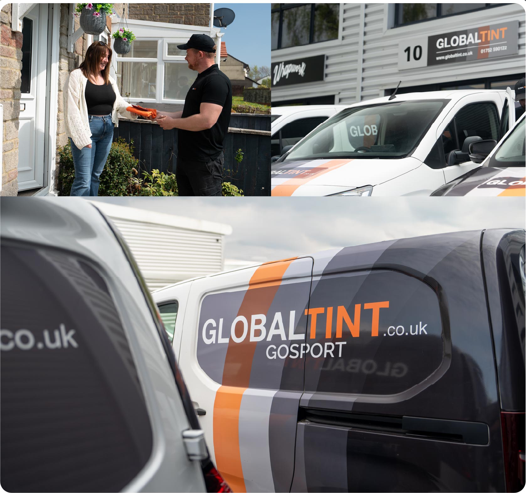 Window Tinting Expert Working in Gosport