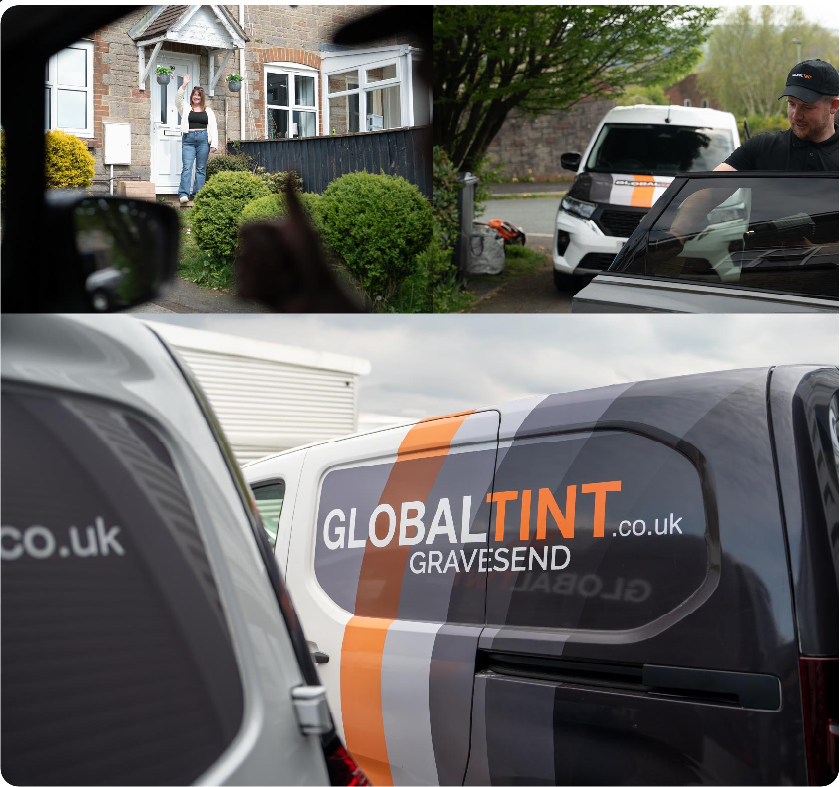 Mobile Window Tinting Expert Working in Gravesend