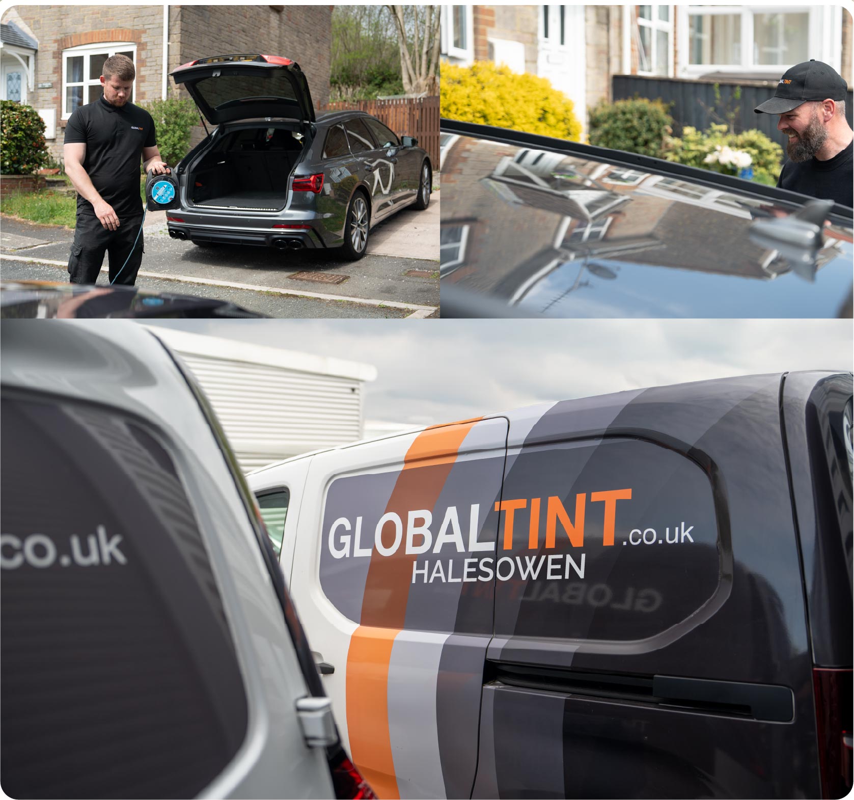 Mobile Window Tinting Expert Working in Halesowen