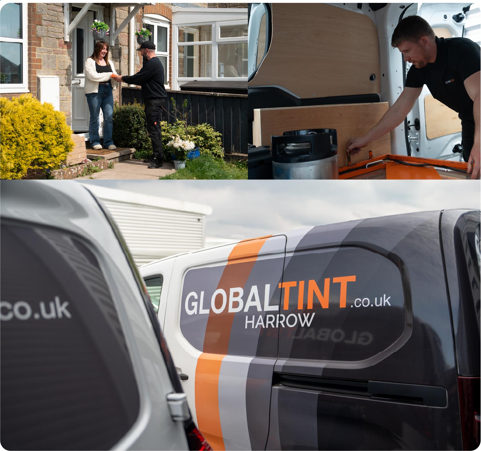 Mobile Window Tinting Expert Working in Harrow