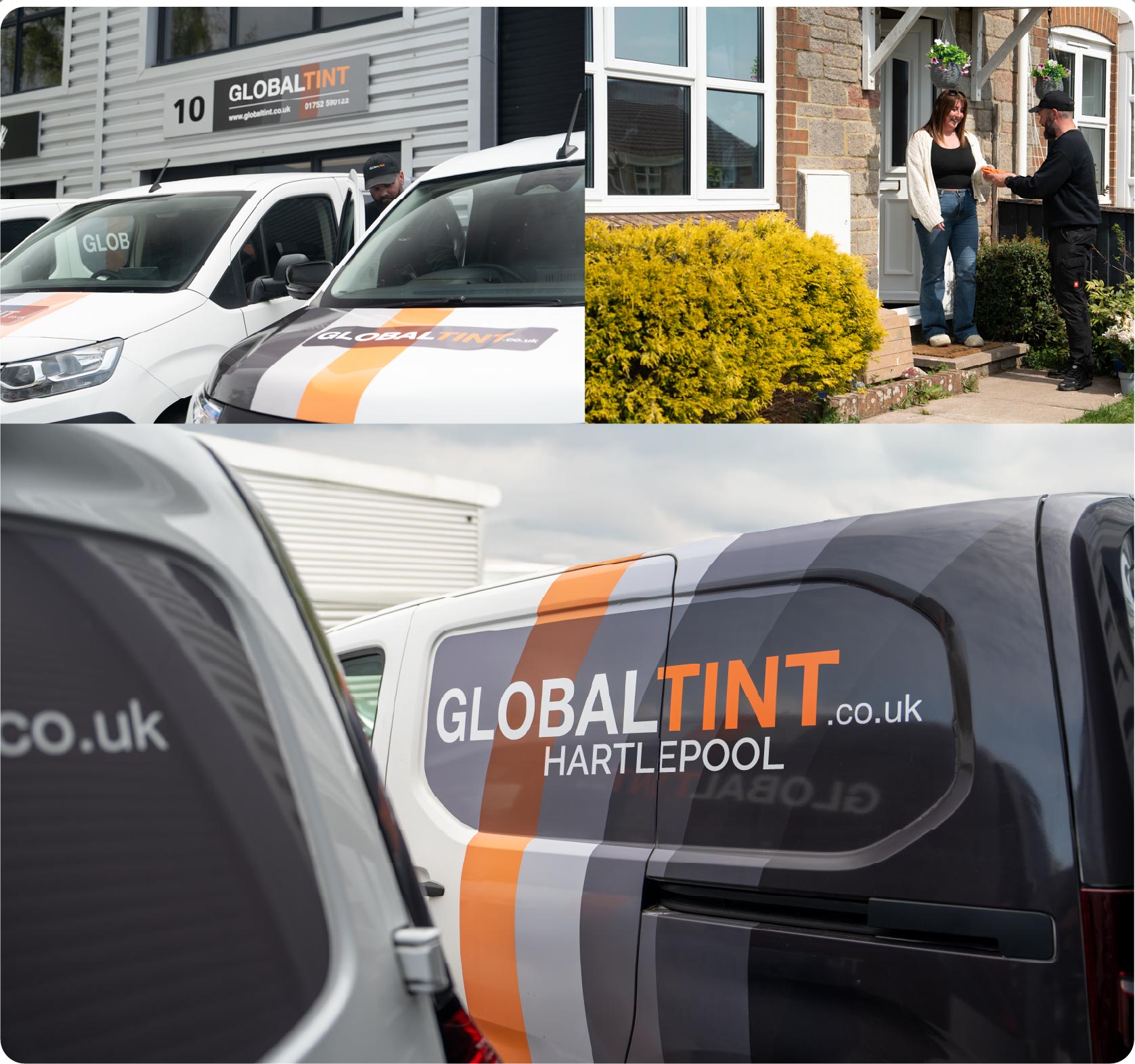 Mobile Window Tinting Expert Working in Hartlepool