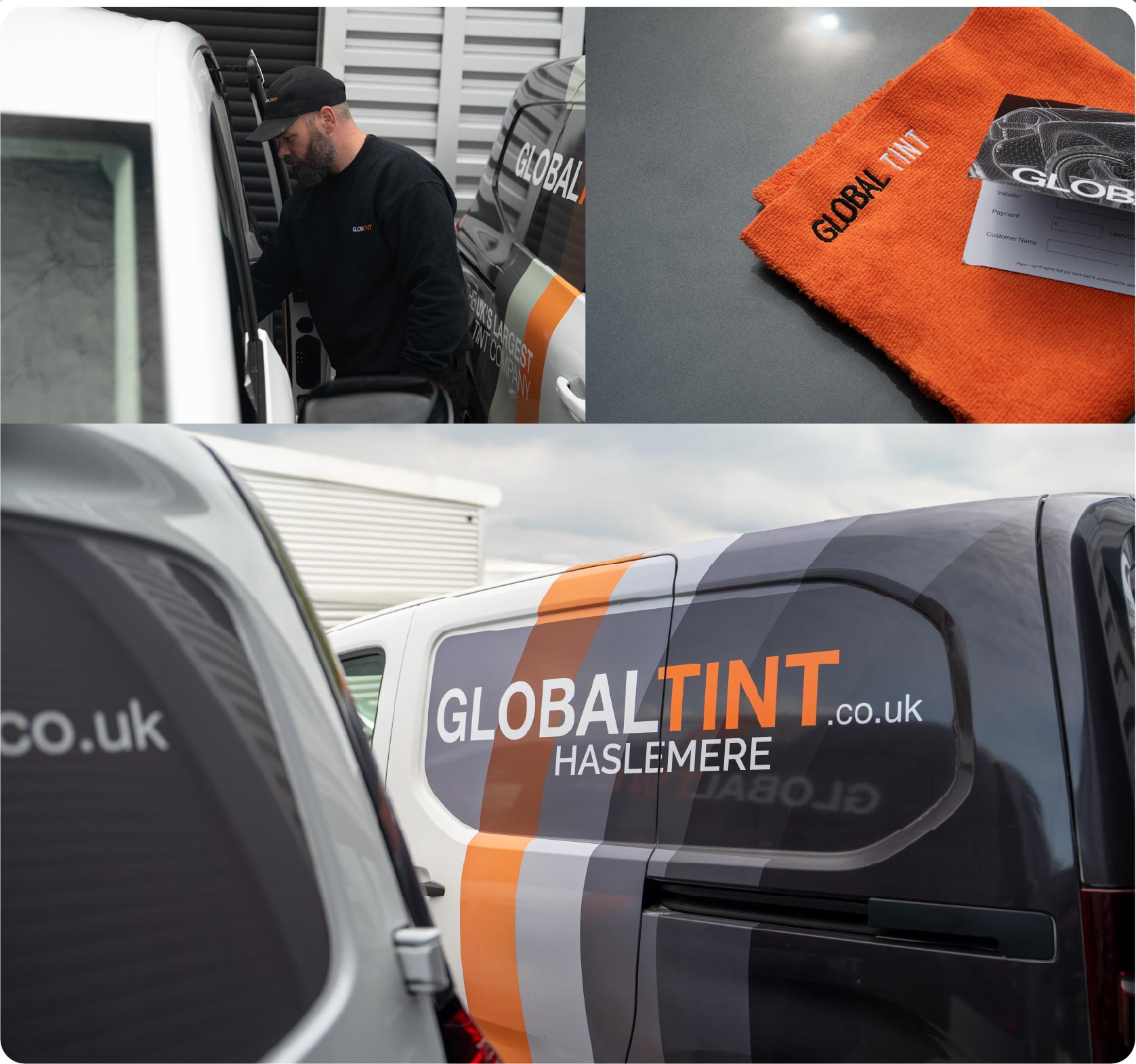 Mobile Window Tinting Expert Working in Haslemere