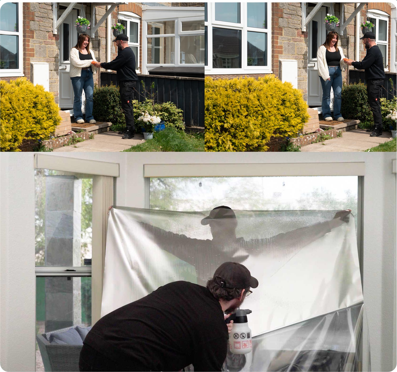 Home Window Film Expert Working in Havant